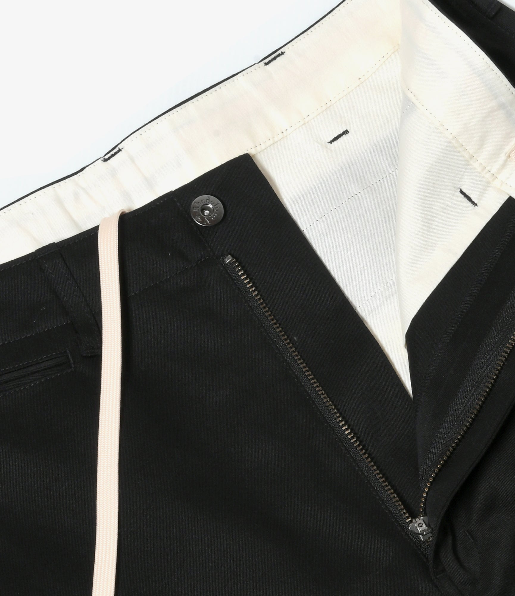 90’Loose Straight Pant - Black Chino Cloth