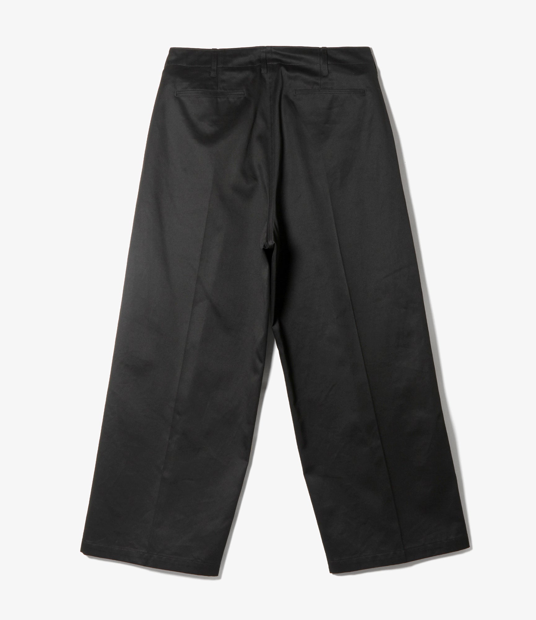 90’Loose Straight Pant - Black Chino Cloth