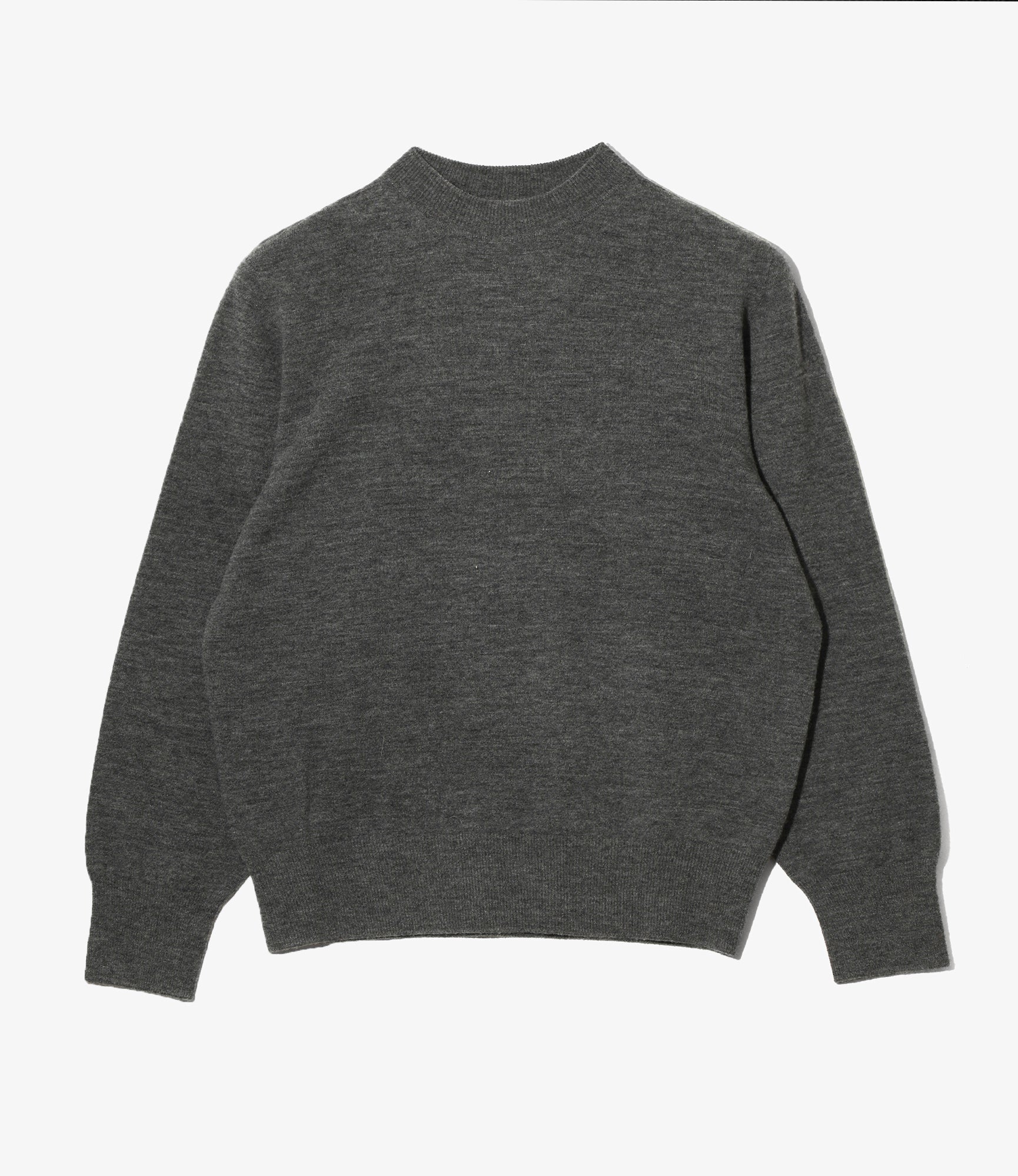 Convertible Knit Sweater - H.Grey Boiled Knit