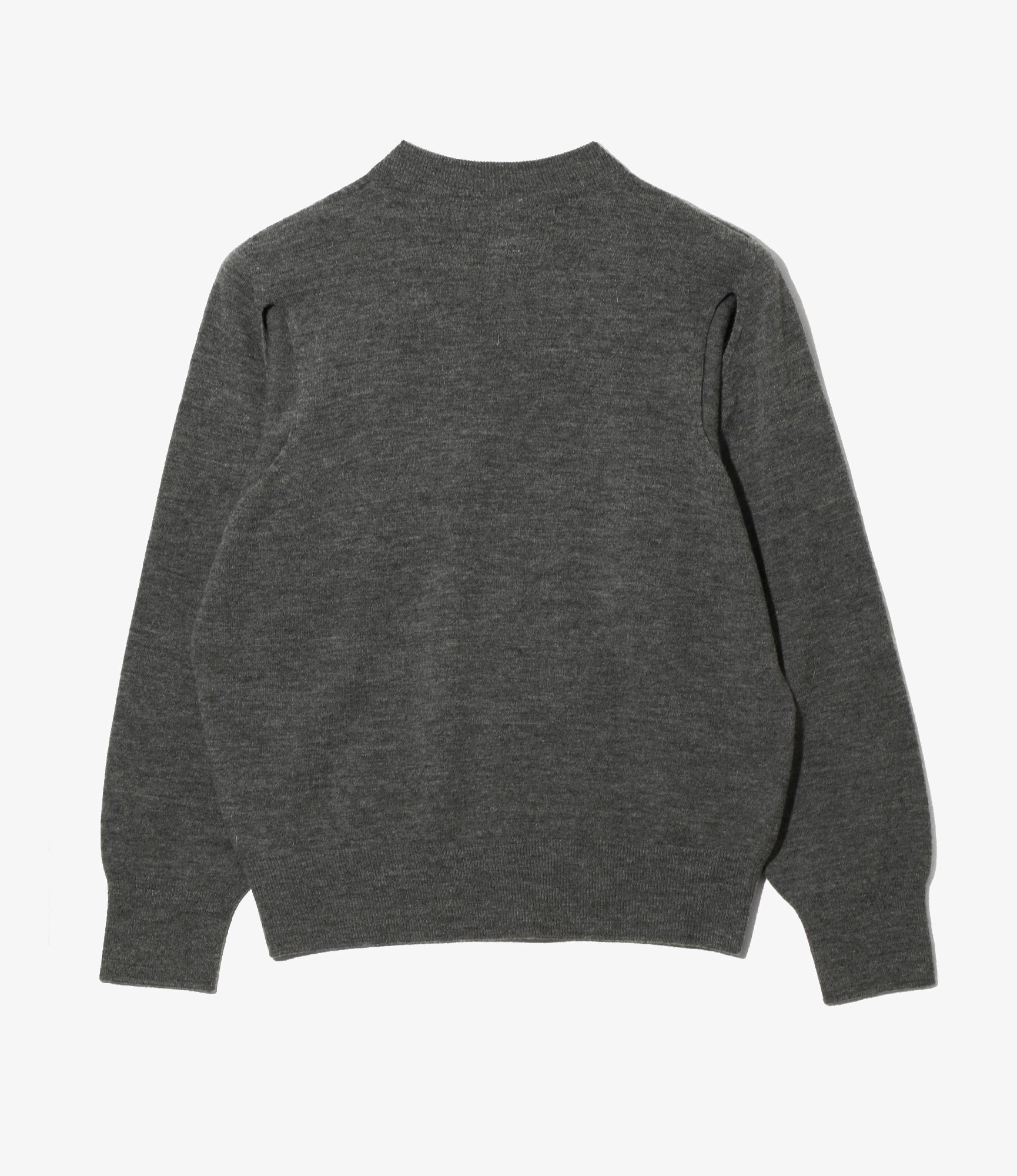 Convertible Knit Sweater - H.Grey Boiled Knit