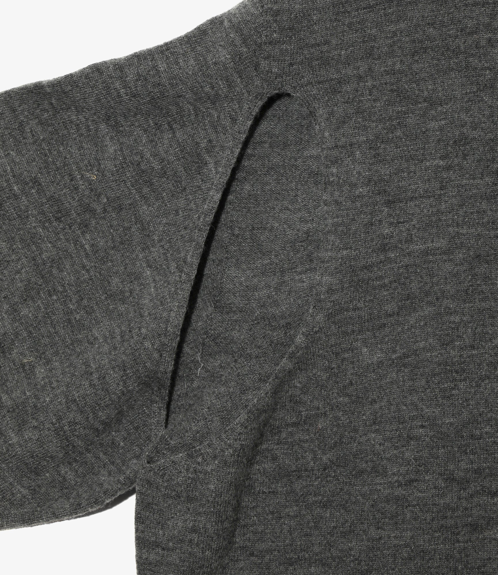 Convertible Knit Sweater - H.Grey Boiled Knit