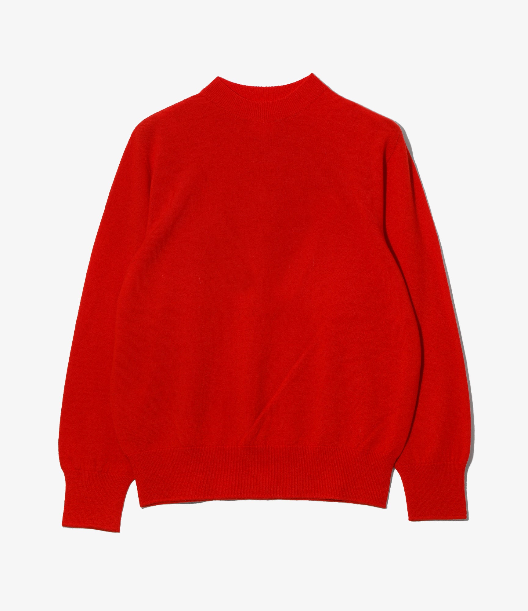 Convertible Knit Sweater - Red Boiled Knit