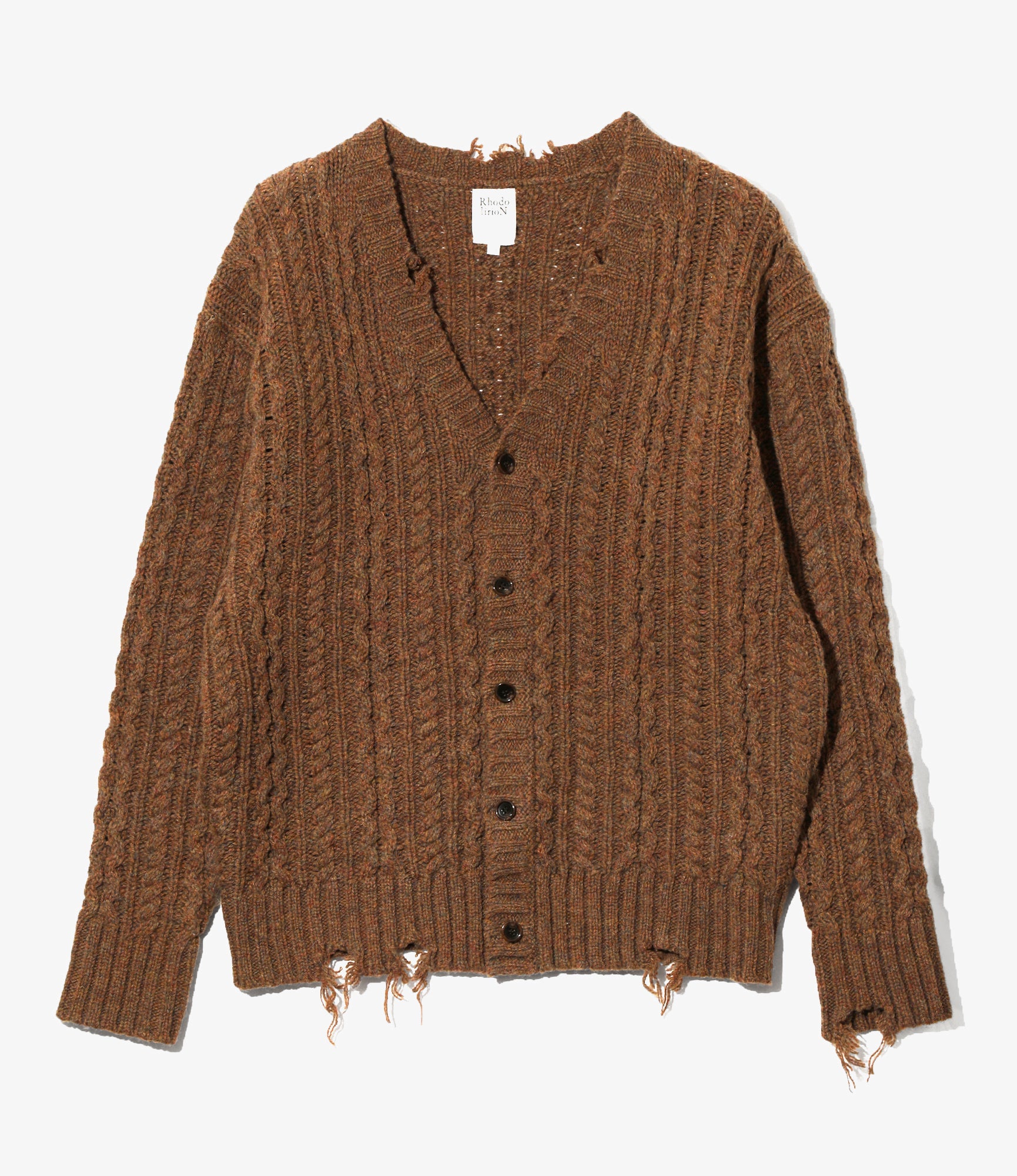 Aran Cardigan – Mocha