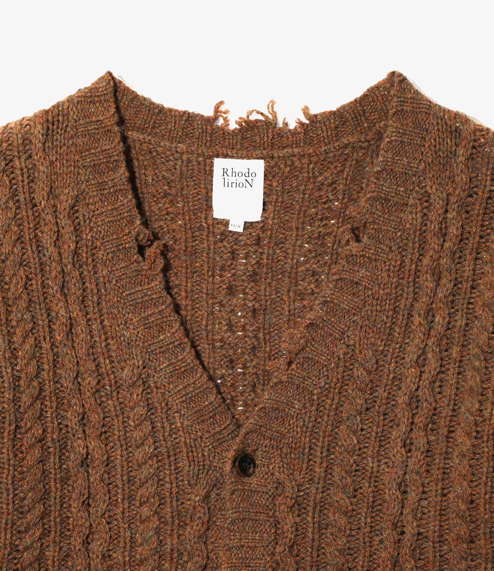 Aran Cardigan – Mocha
