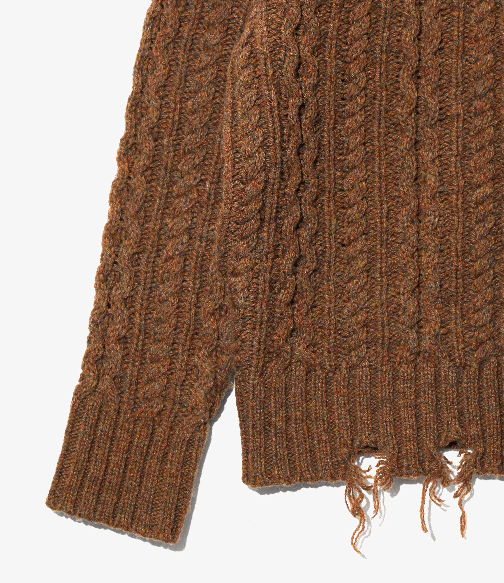 Aran Cardigan – Mocha