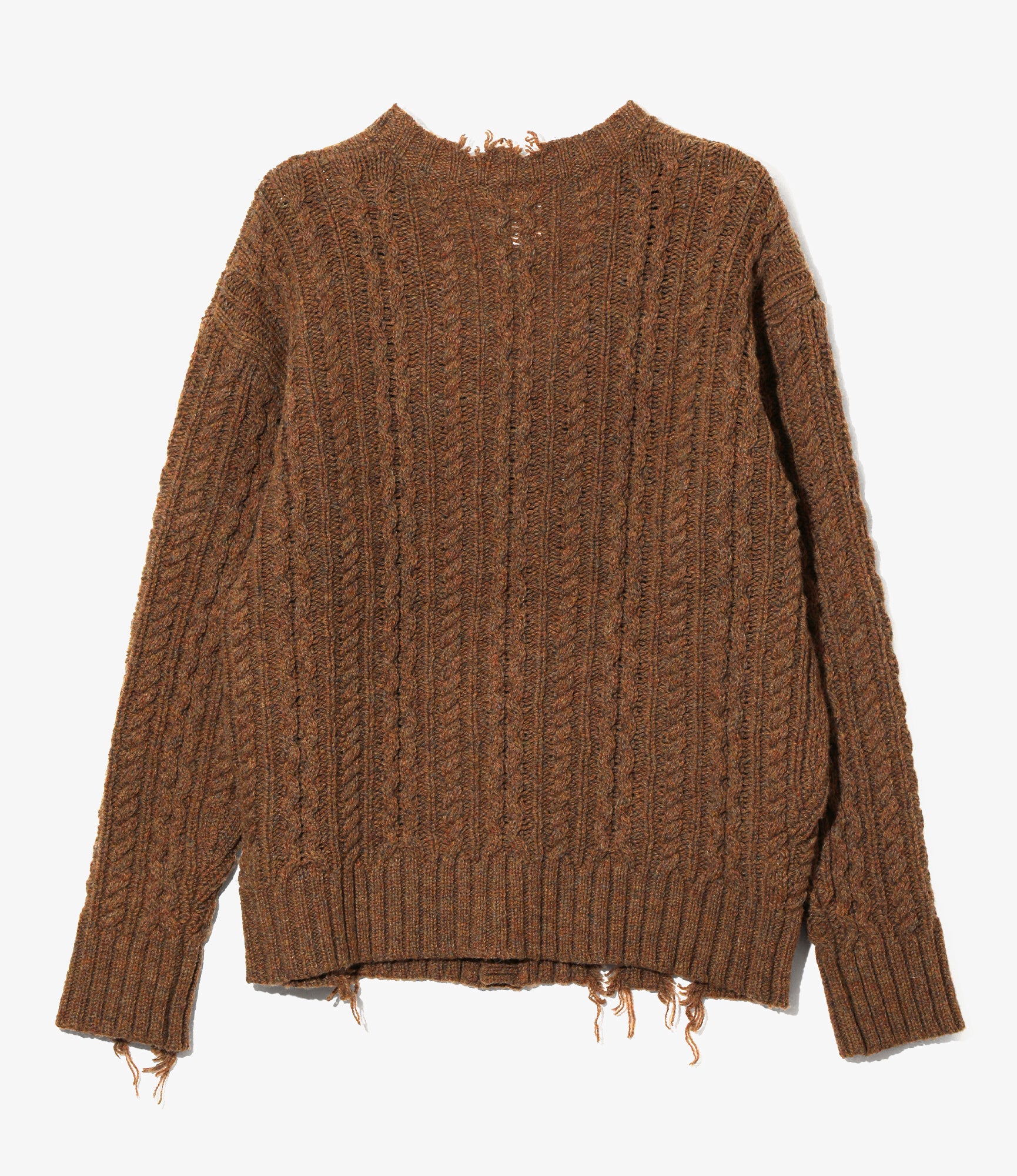 Aran Cardigan – Mocha