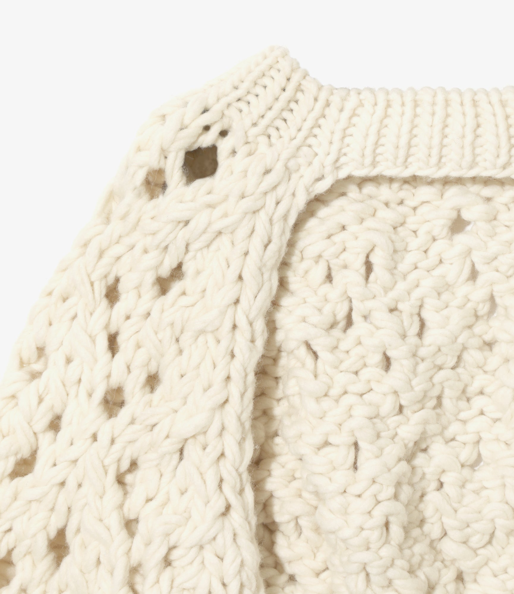 Chunky Knit Bolero – Ivory