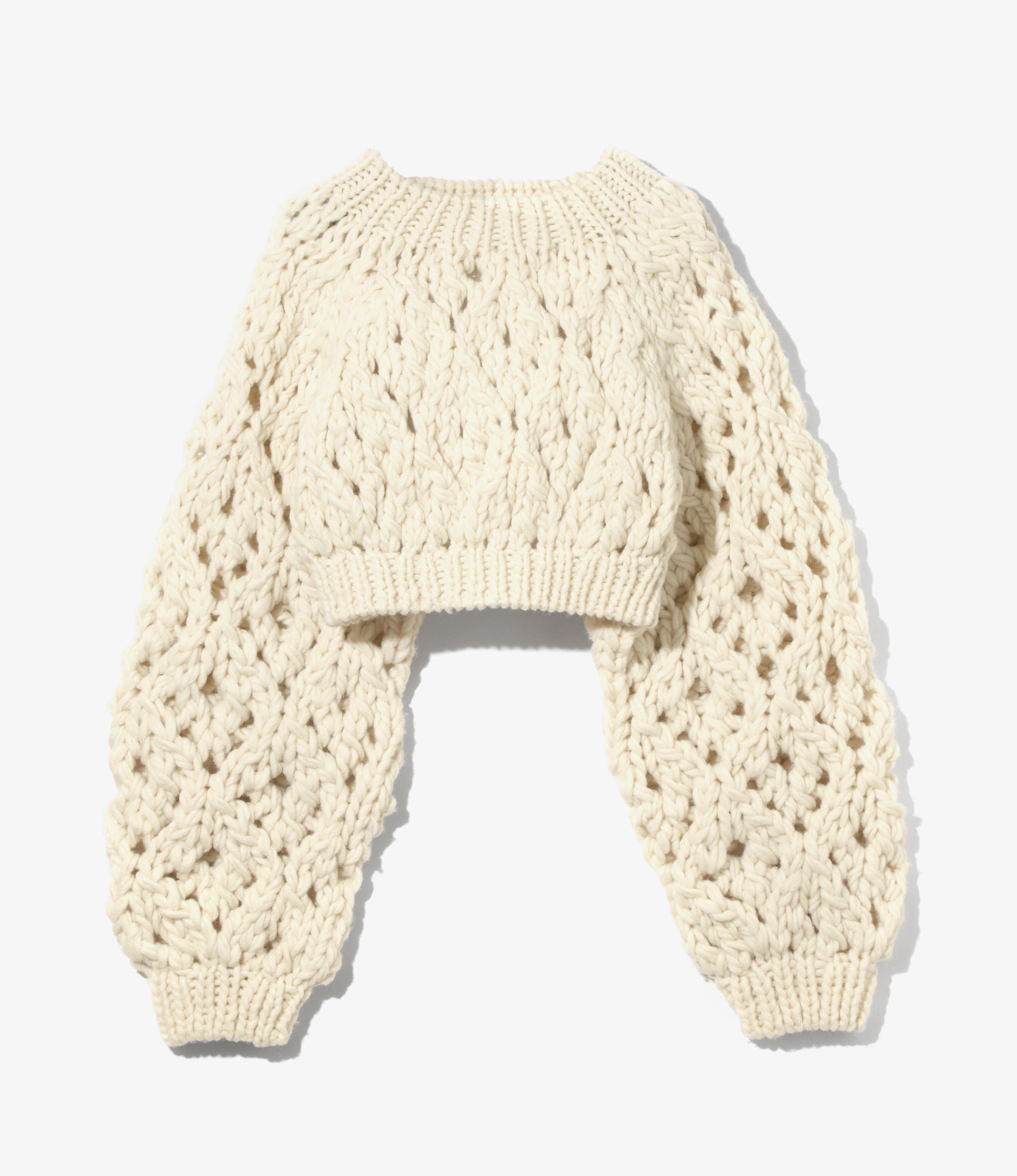 Chunky Knit Bolero – Ivory