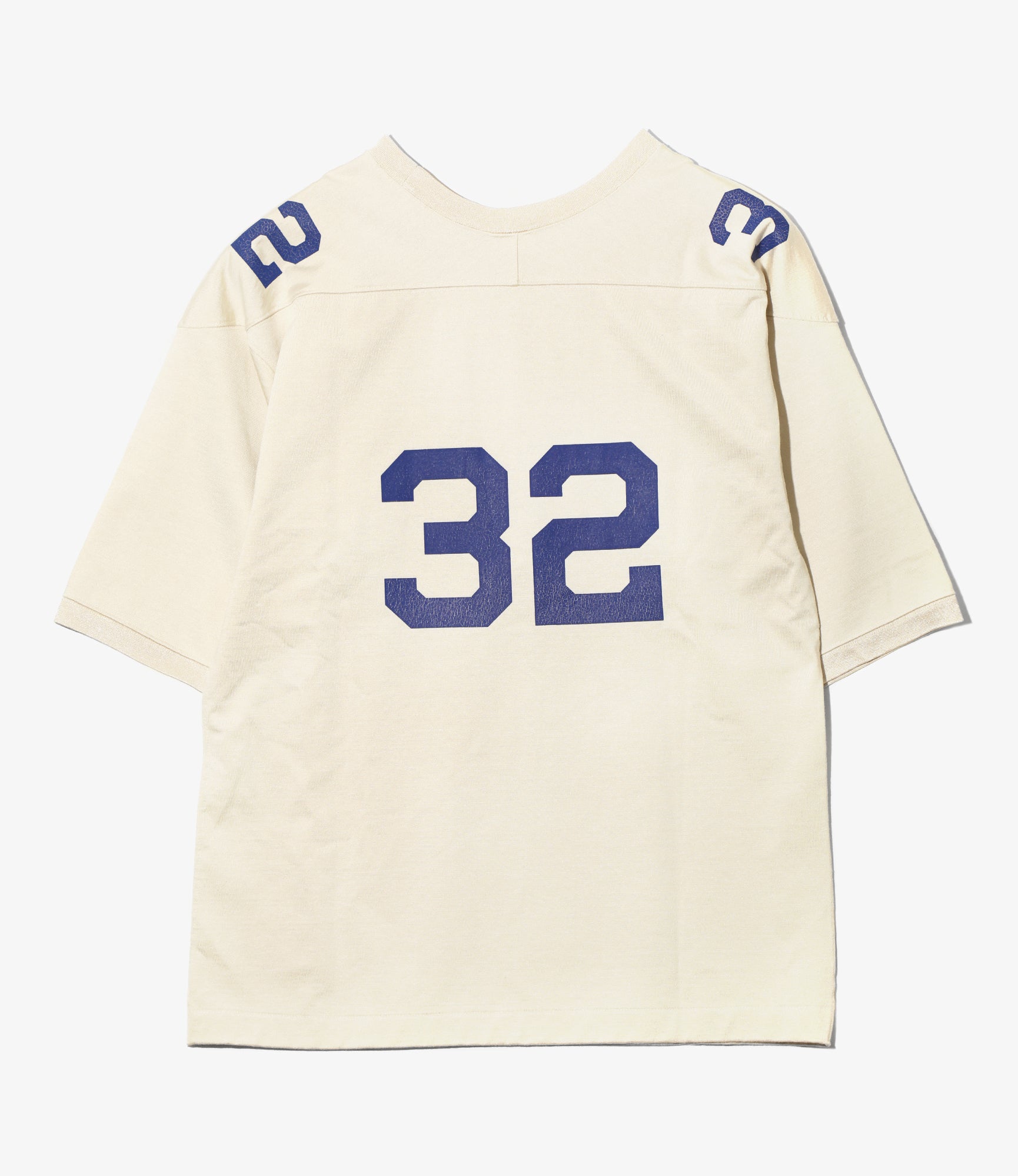 Damaged Football Tee - Natural
