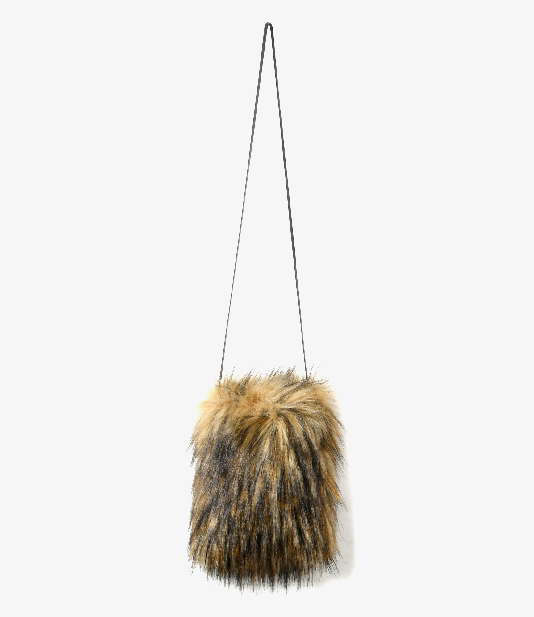 Tiny Pochette – Beige Eco Fur