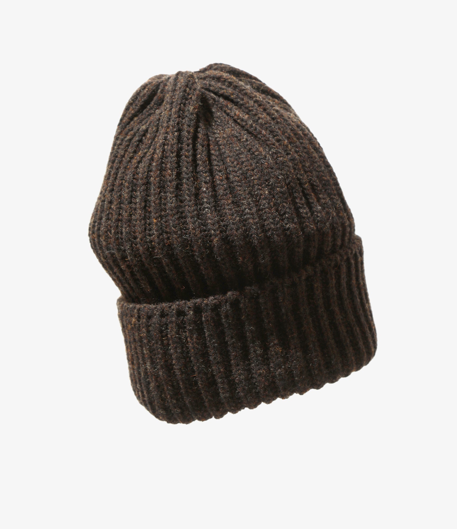 Watch Cap - Shetland Wool - Umber