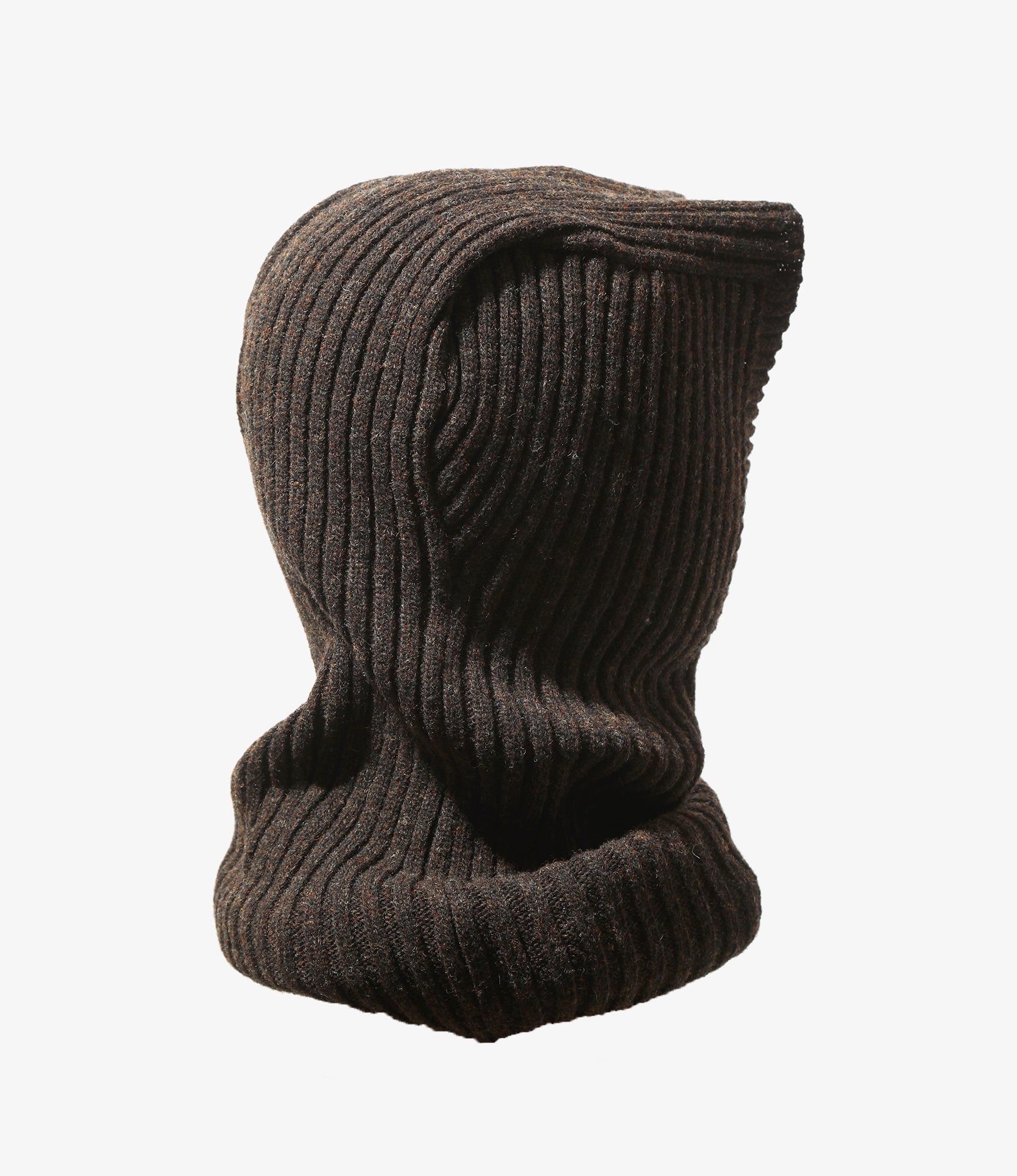 Balaclava - Shetland Wool - Umber