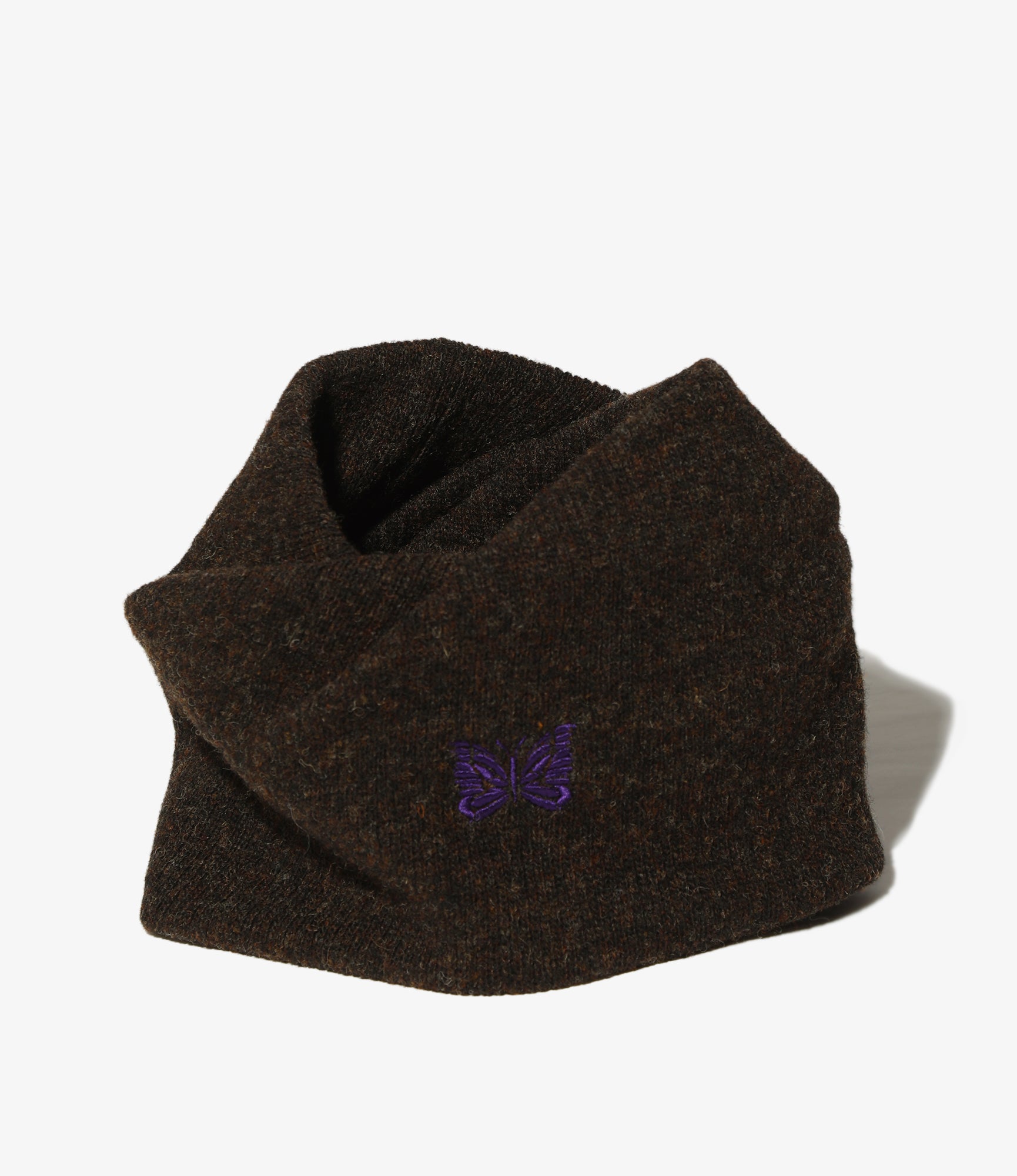 Neck Warmer - Shetland Wool - Umber