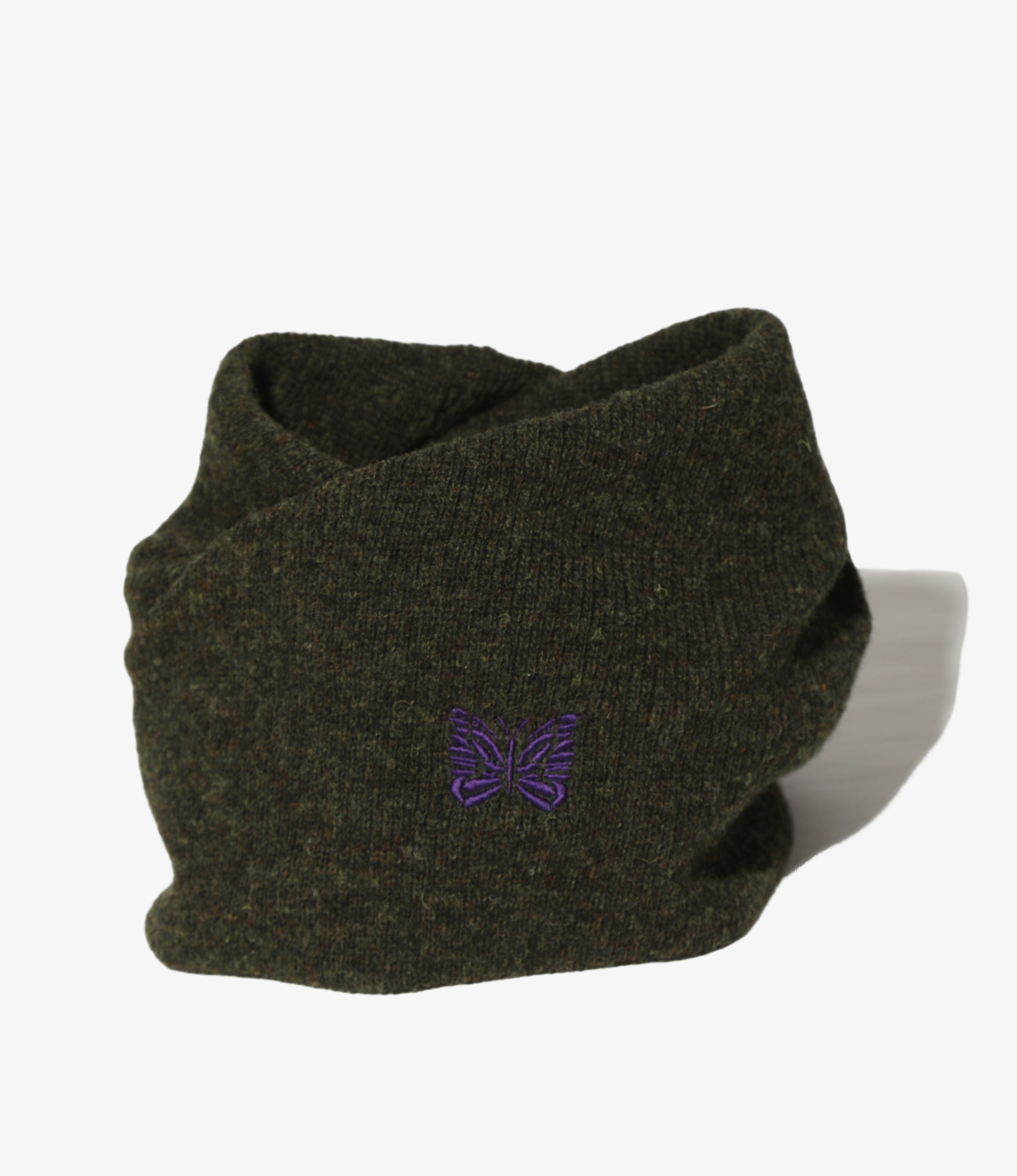 Neck Warmer - Shetland Wool - Loden