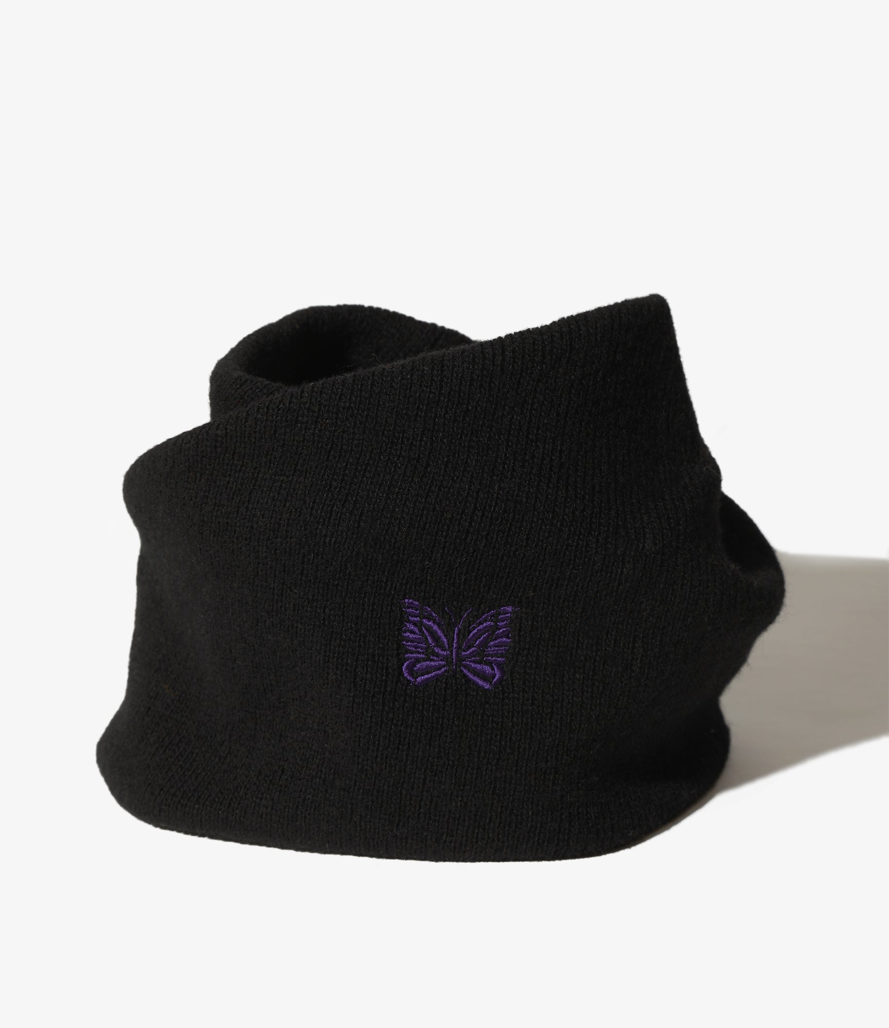 Neck Warmer - Shetland Wool - Black