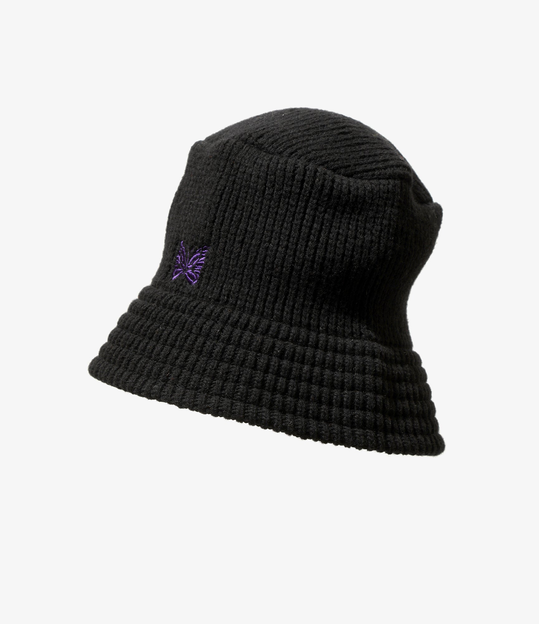 Bucket Hat - Shetland Wool - Black