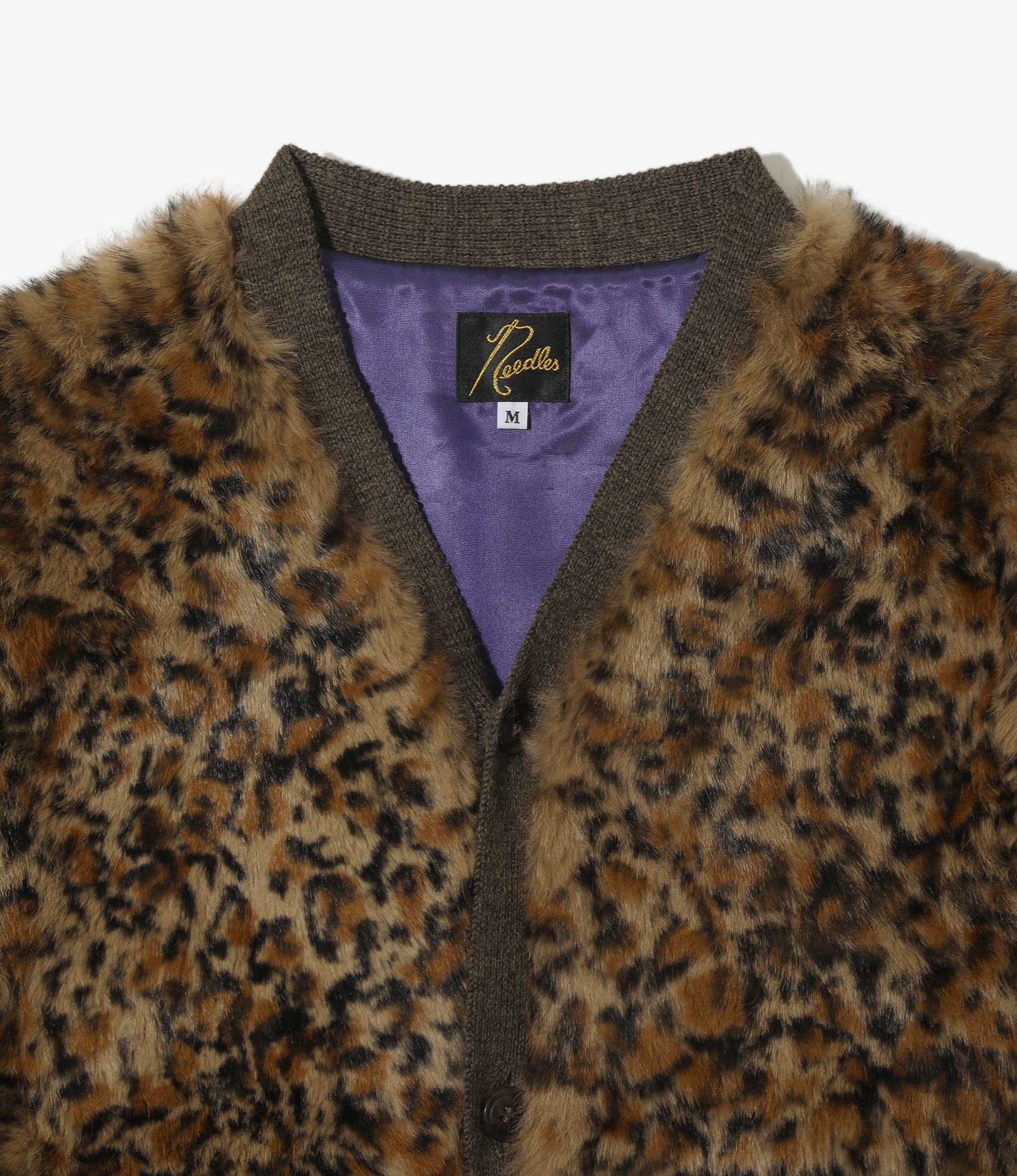 Rabbit Fur Cardigan – Animal Printed