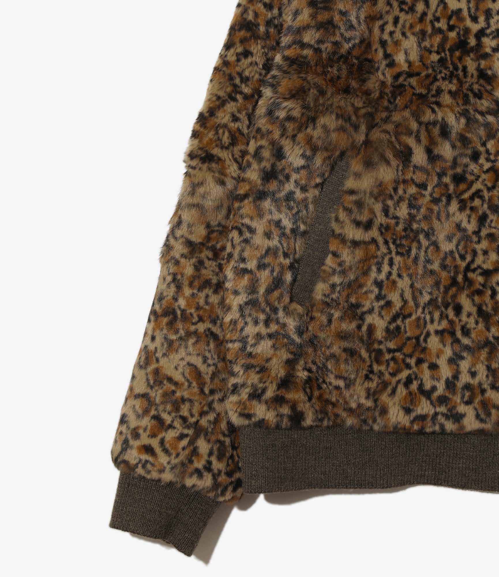 Rabbit Fur Cardigan – Animal Printed