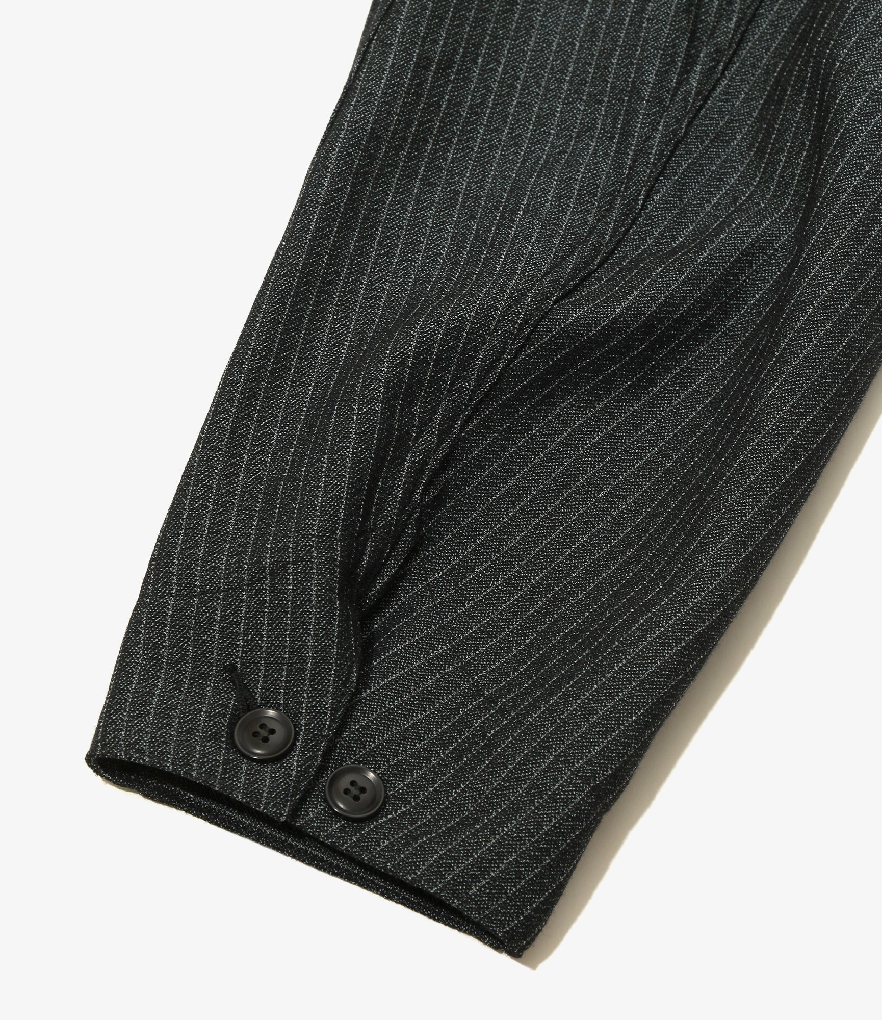China Button Chore Coat – Pin Stripe Jacquard
