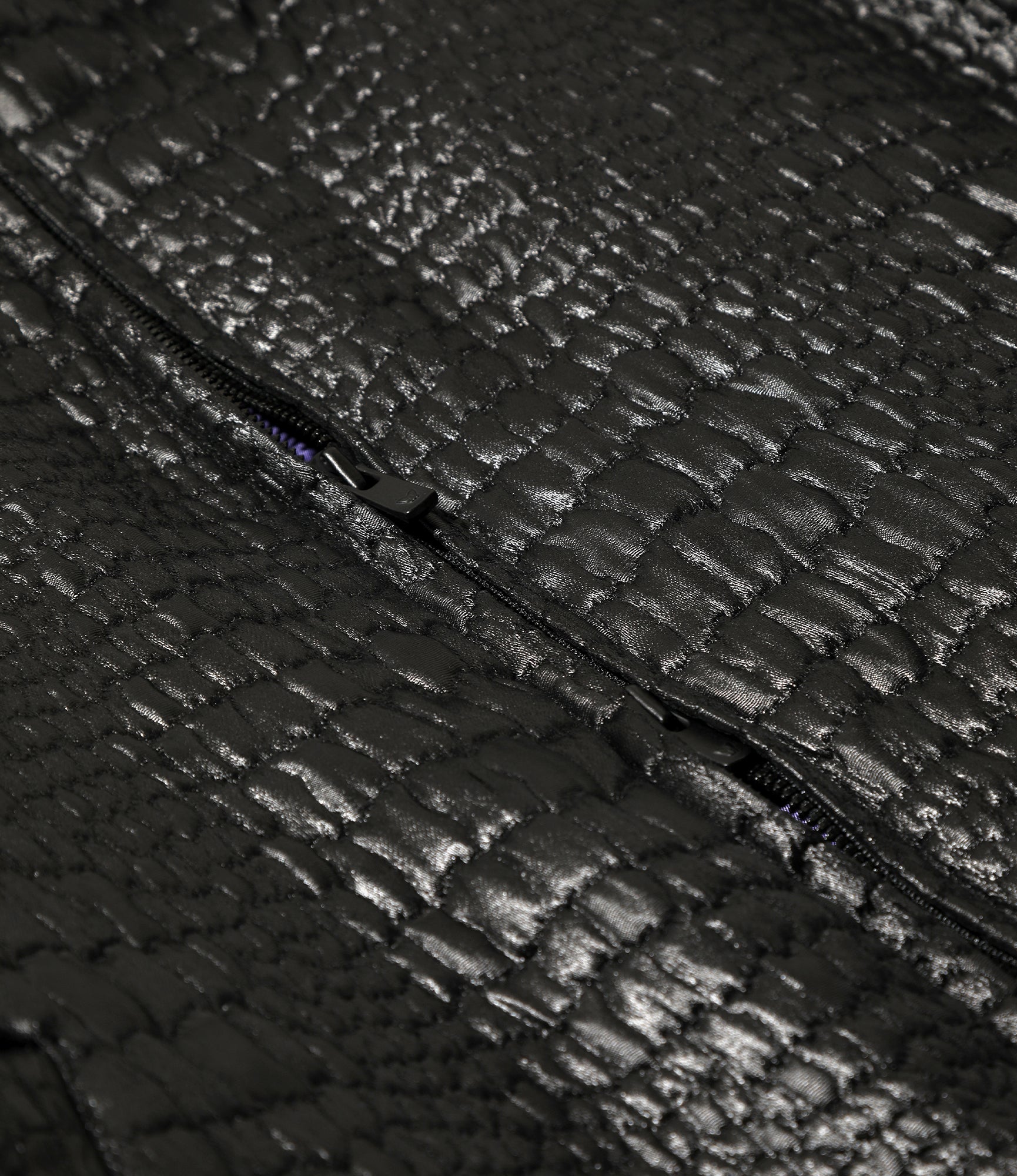 Sports Jacket - Crocodile Jacquard - Black