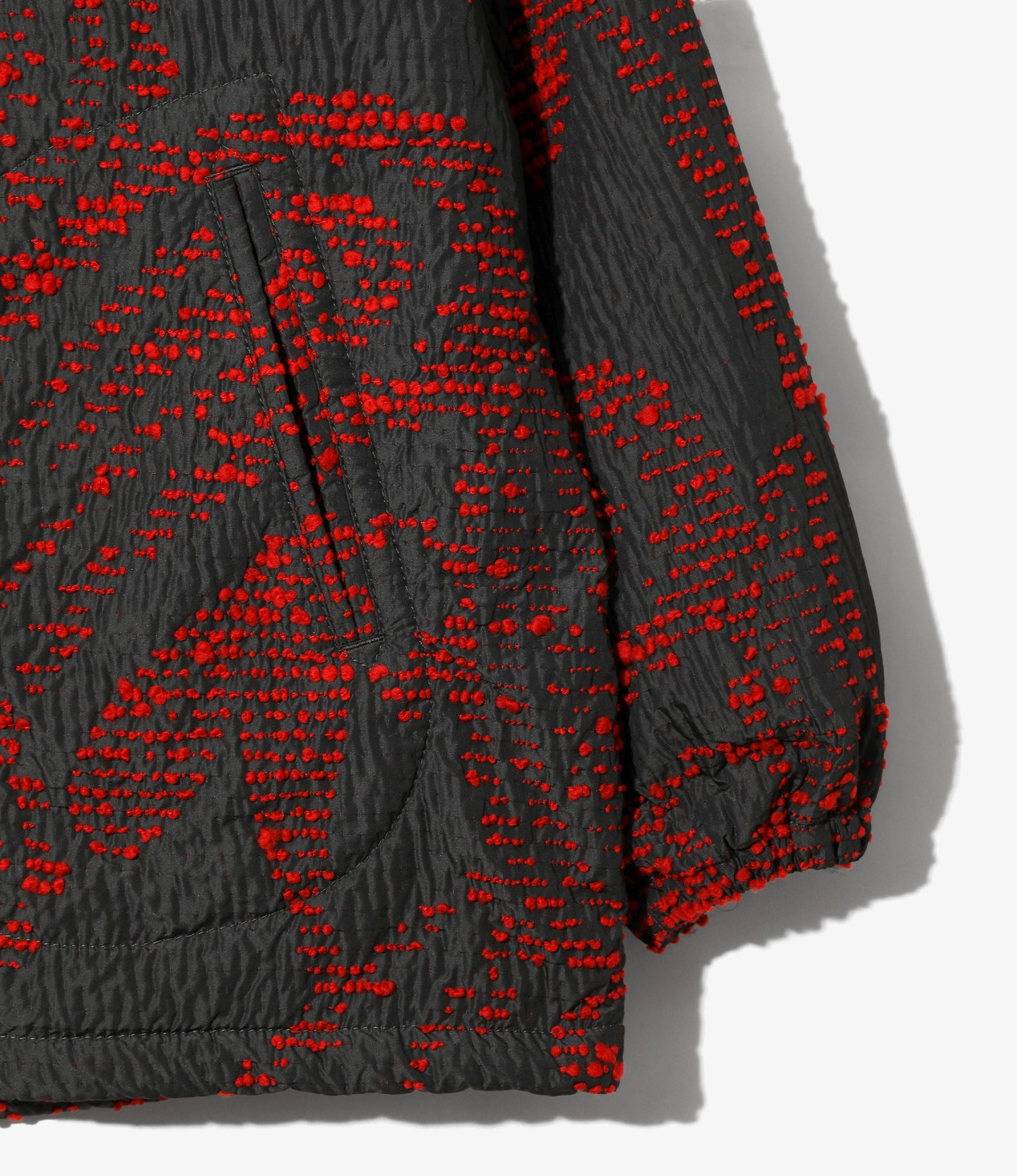 Coach Jacket – Red Paisley Sashiko