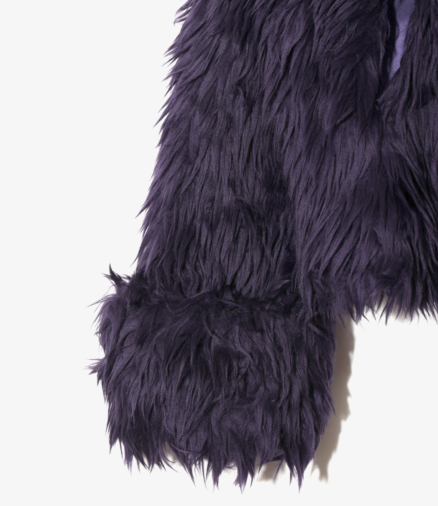 Bomber Jacket – Purple Acrylic Fur