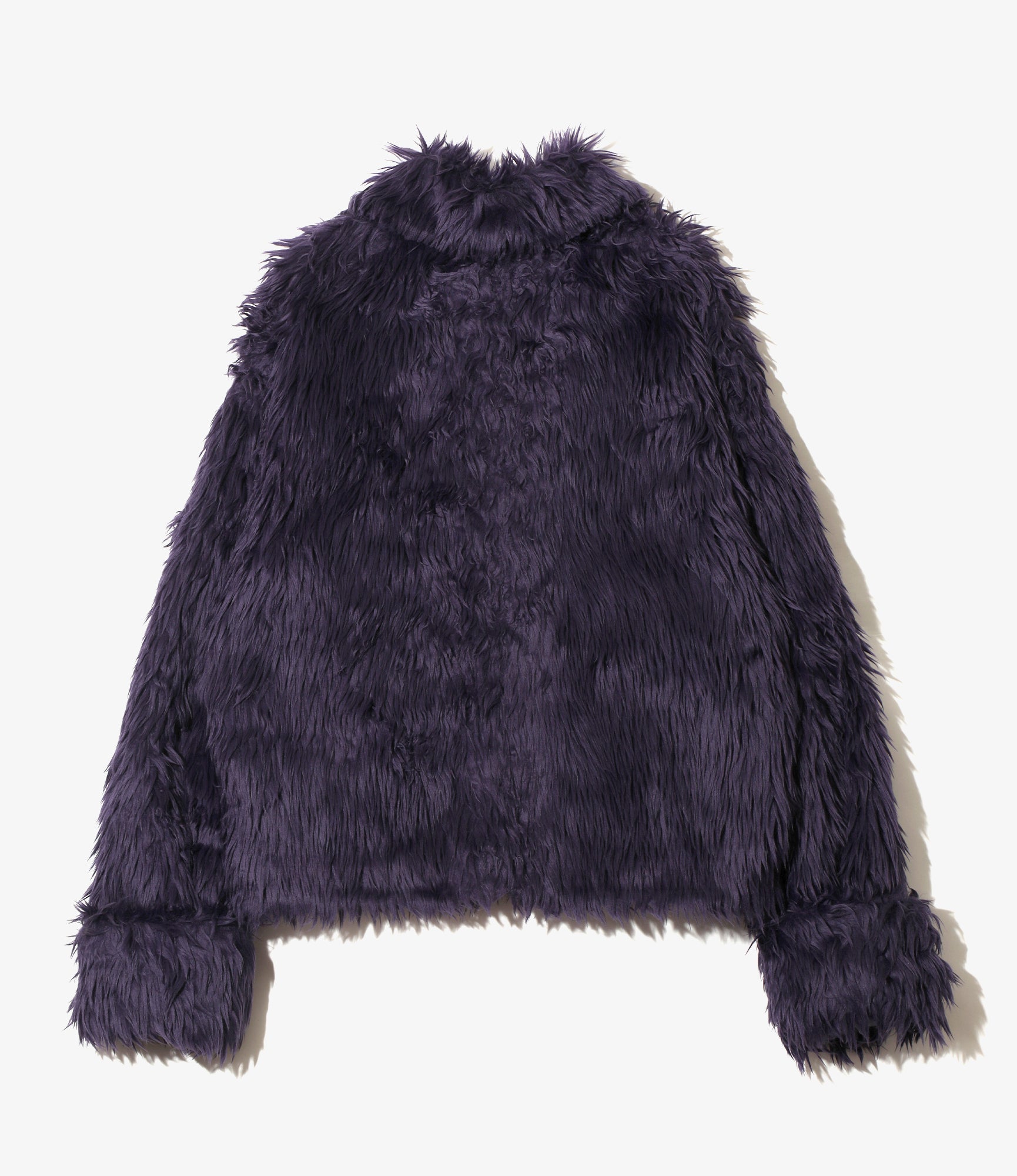 Bomber Jacket – Purple Acrylic Fur