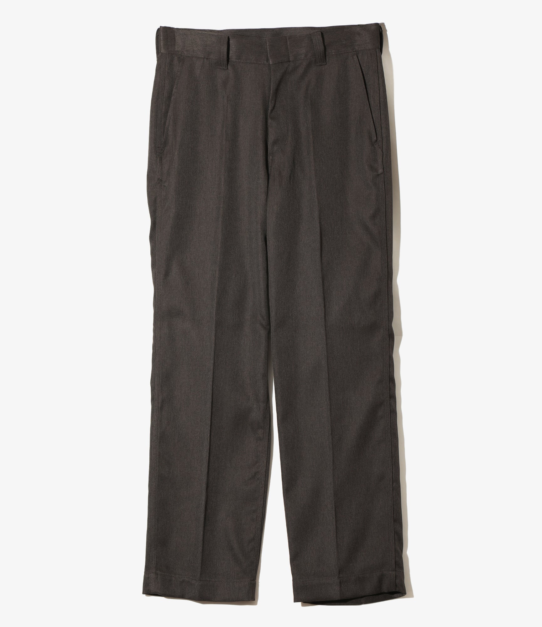 Railroad Pant - Brown Melange Double Cloth