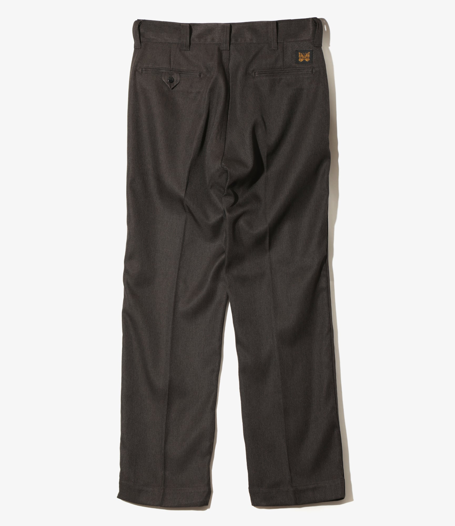 Railroad Pant - Brown Melange Double Cloth