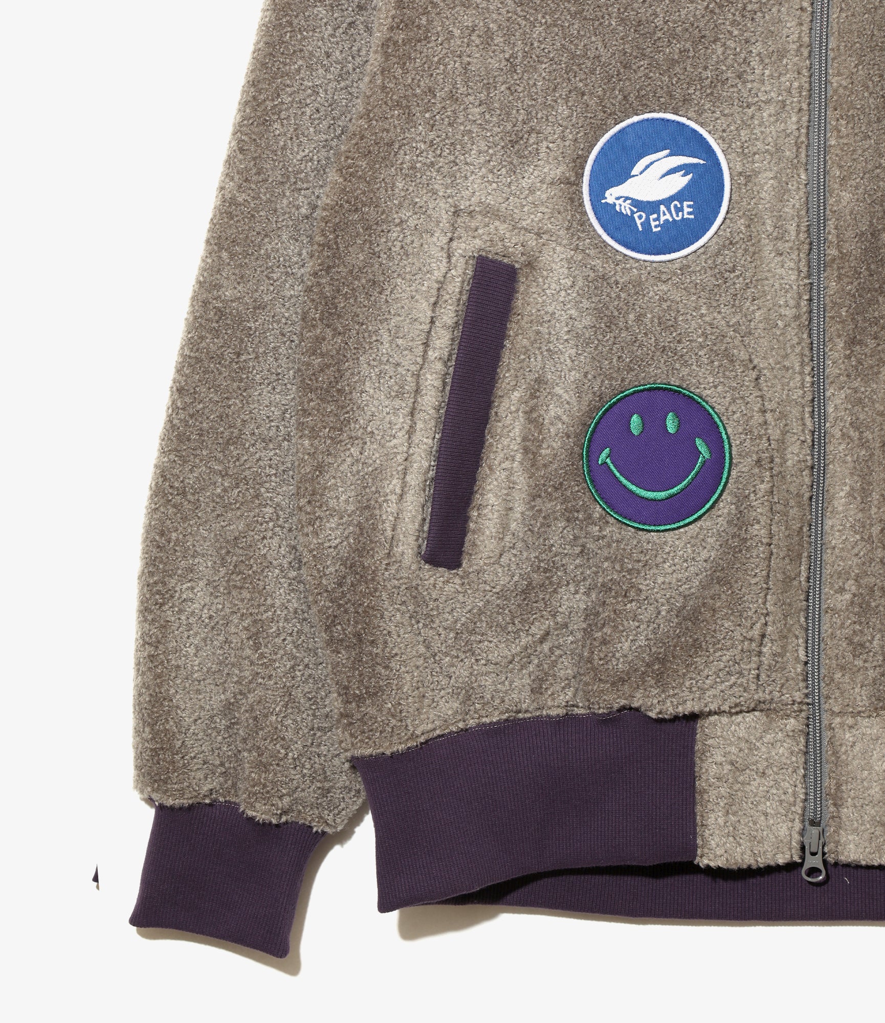 Souvenir Jacket – Taupe Knit Pile