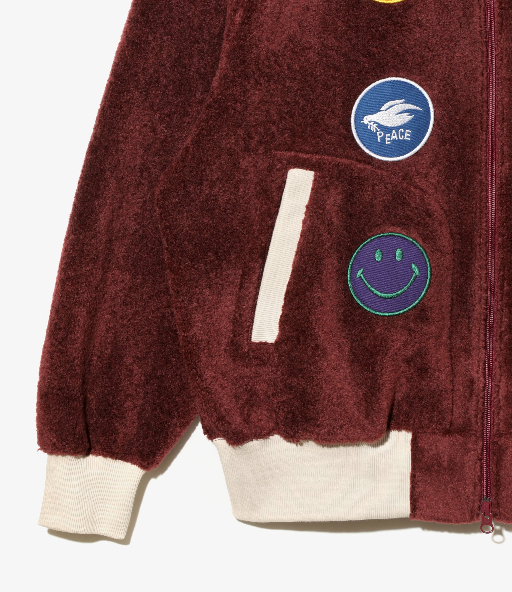 Souvenir Jacket – Bordeaux Knit Pile