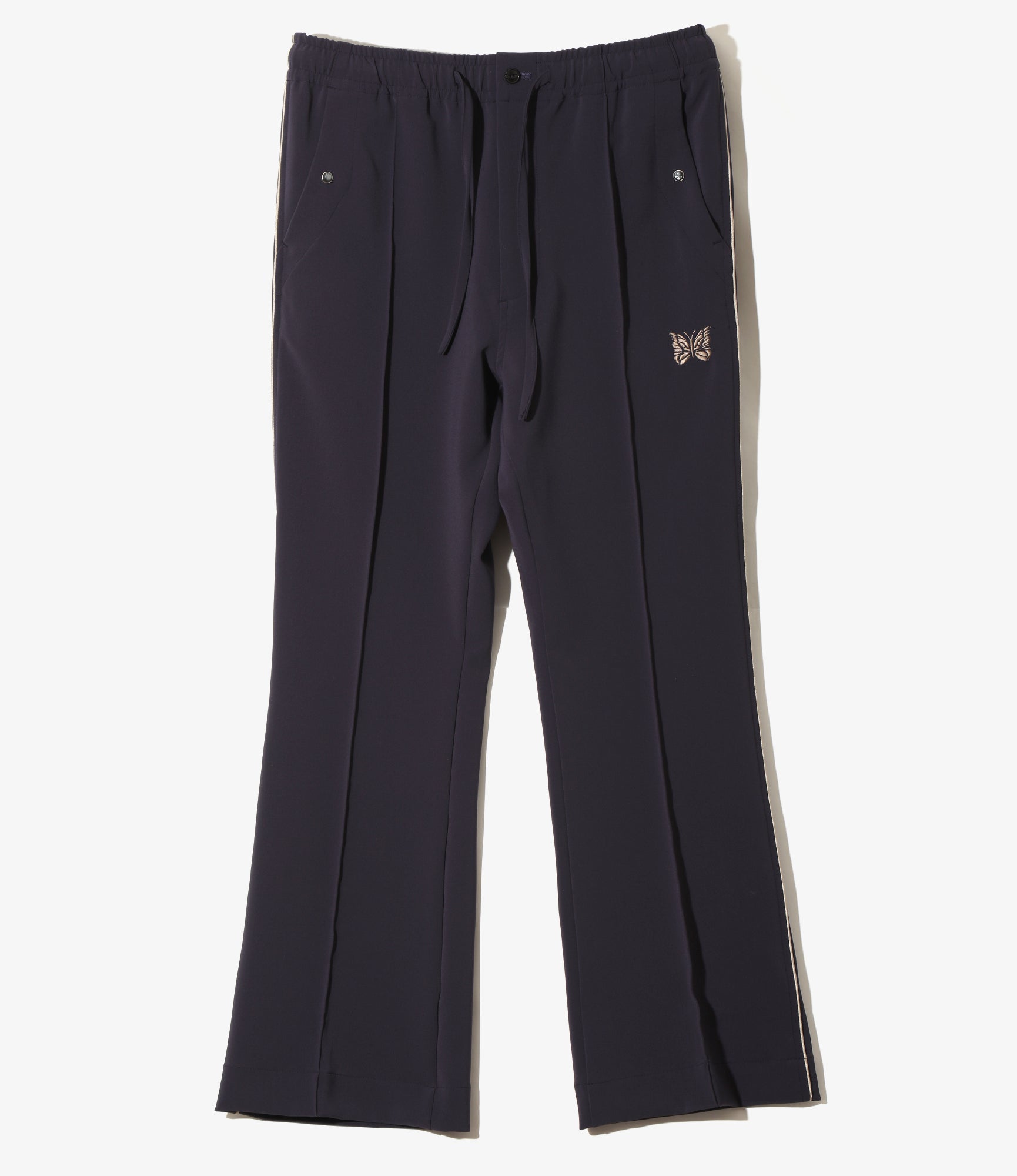 Piping Cowboy Pant - Purple Poly Double Cloth