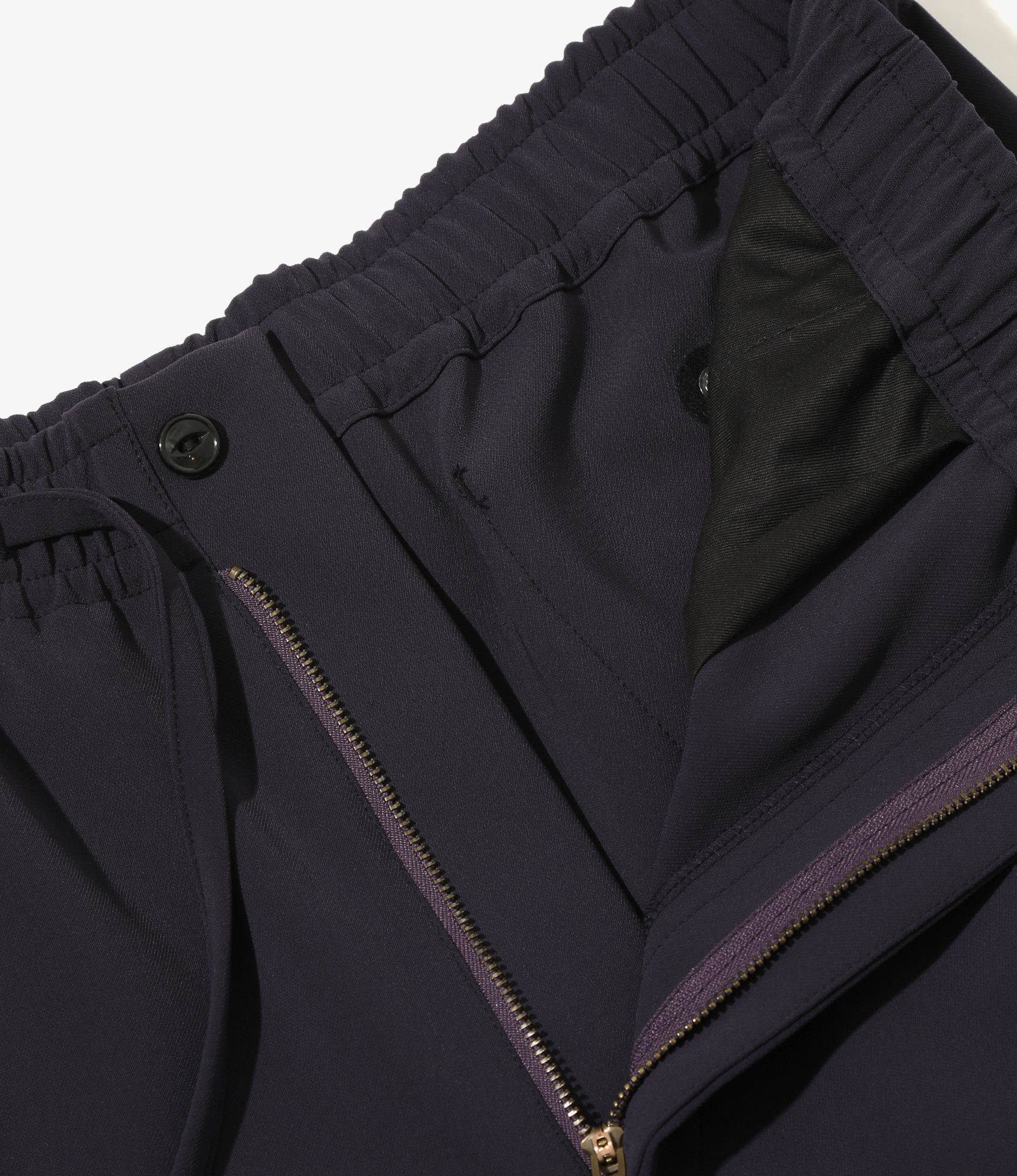 Piping Cowboy Pant - Purple Poly Double Cloth