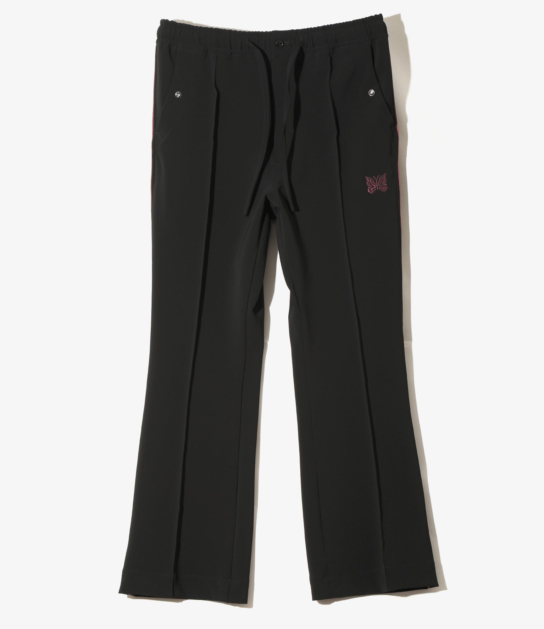 Piping Cowboy Pant - Black Poly Double Cloth