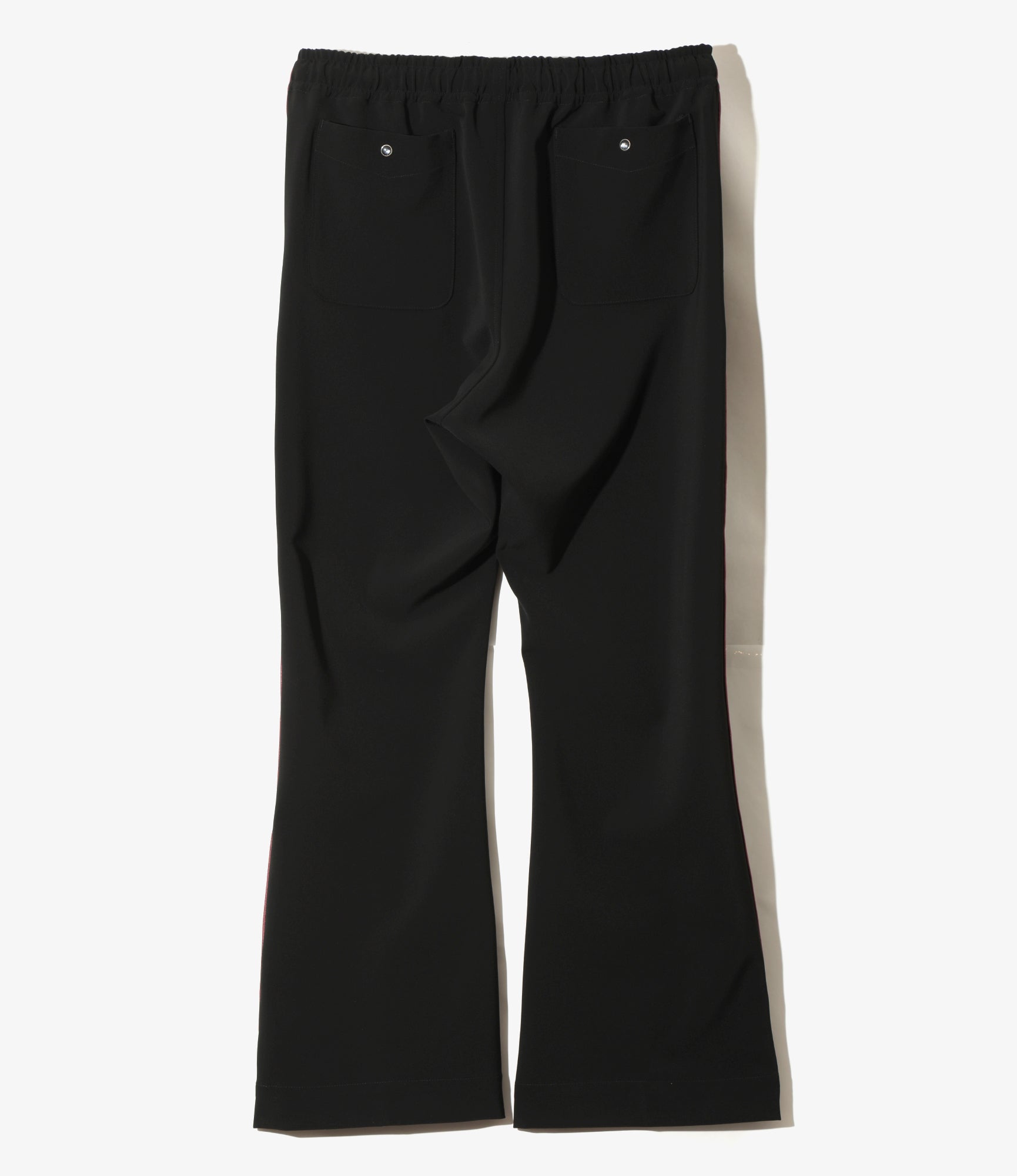 Piping Cowboy Pant - Black Poly Double Cloth