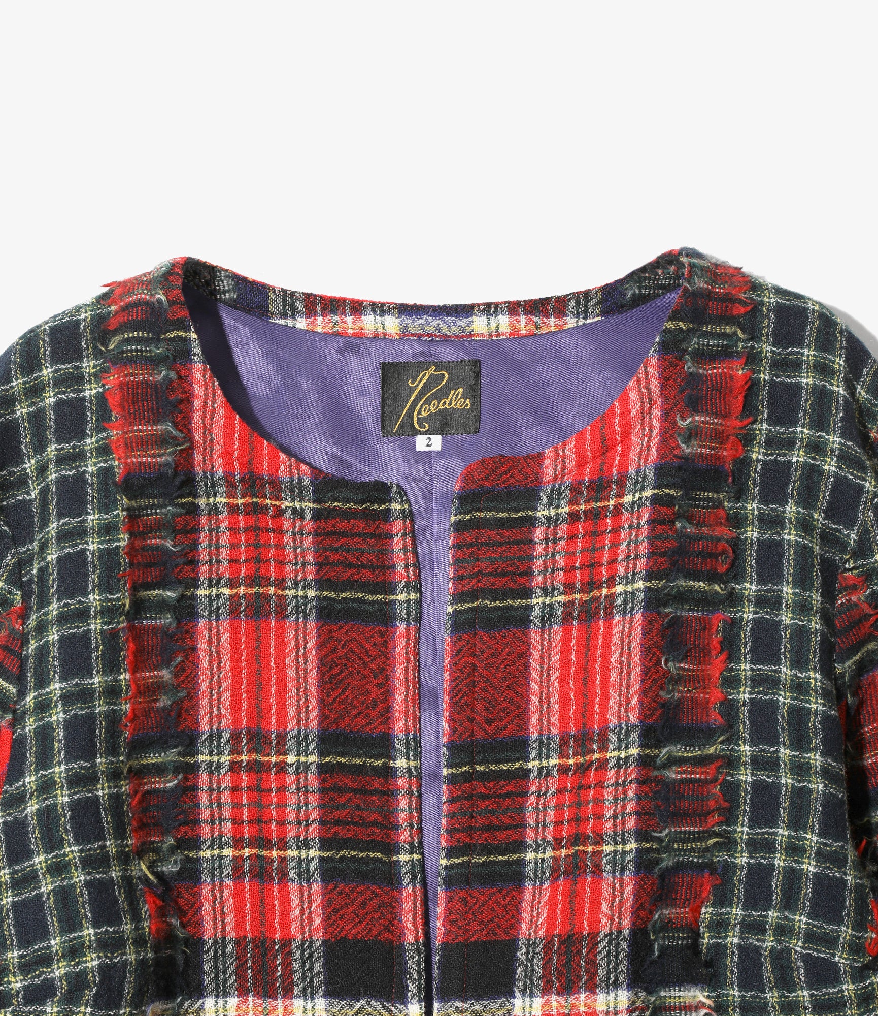 C.C. Jacket - Wool Tartan Plaid