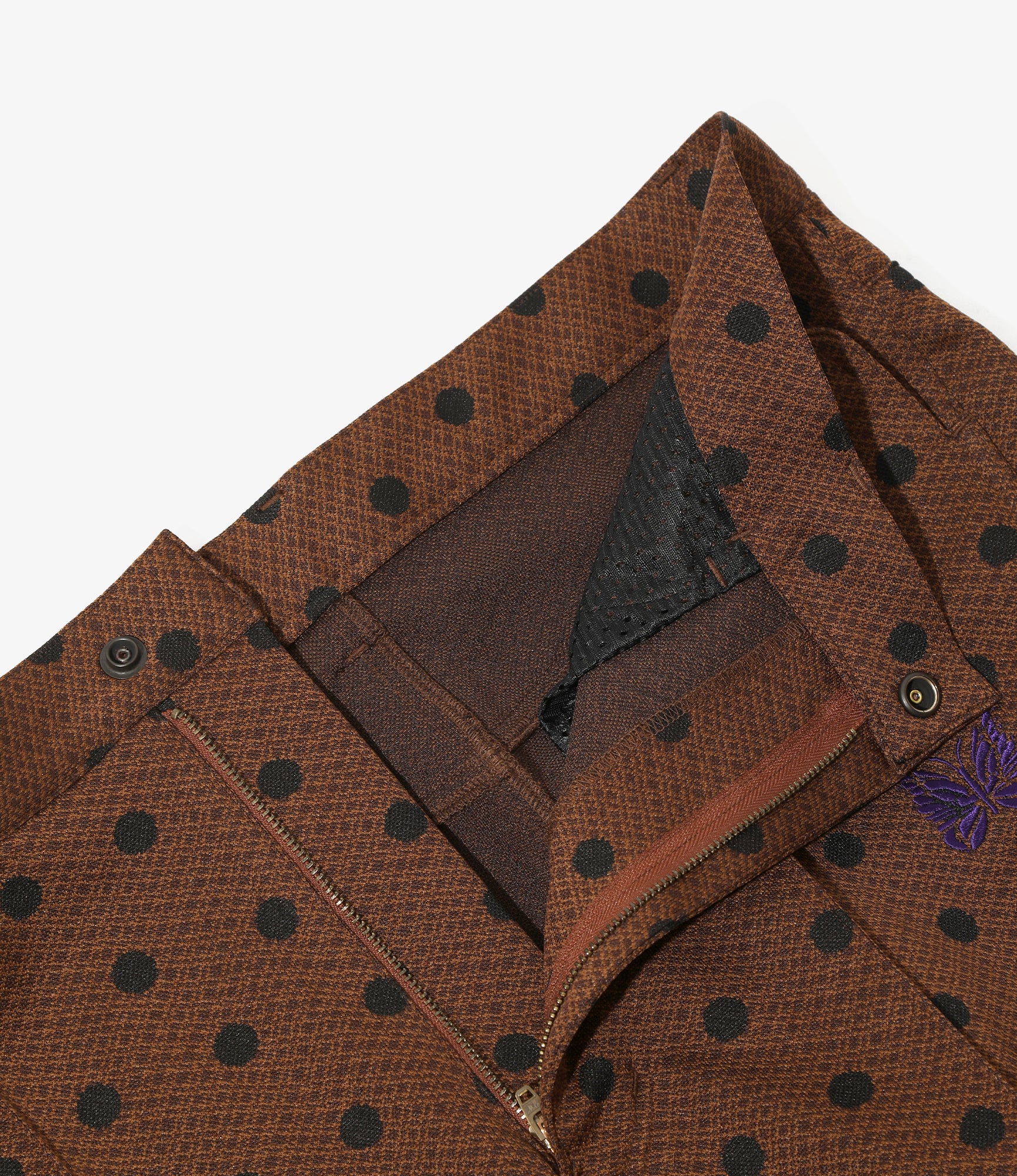 Boot Cut Jean - Polka Dot - Poly Jacquard