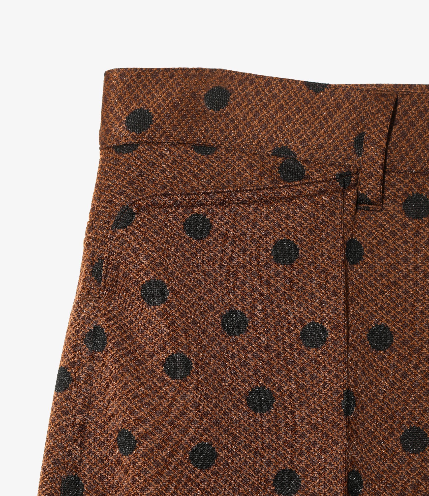 Boot Cut Jean - Polka Dot - Poly Jacquard