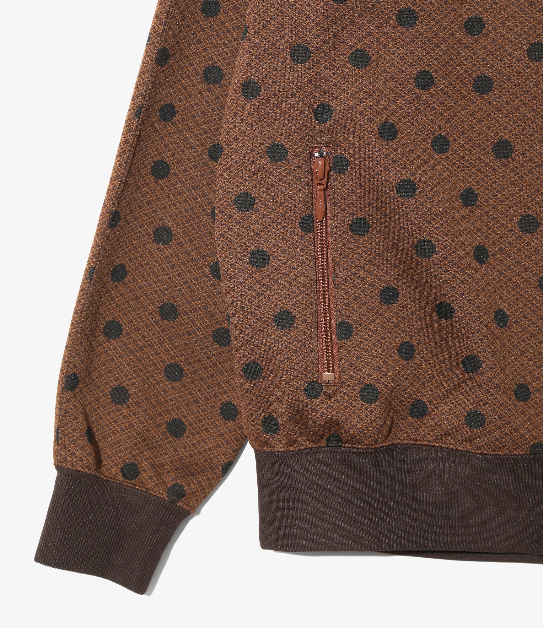 Track Jacket – Polka Dot – Poly Jacquard