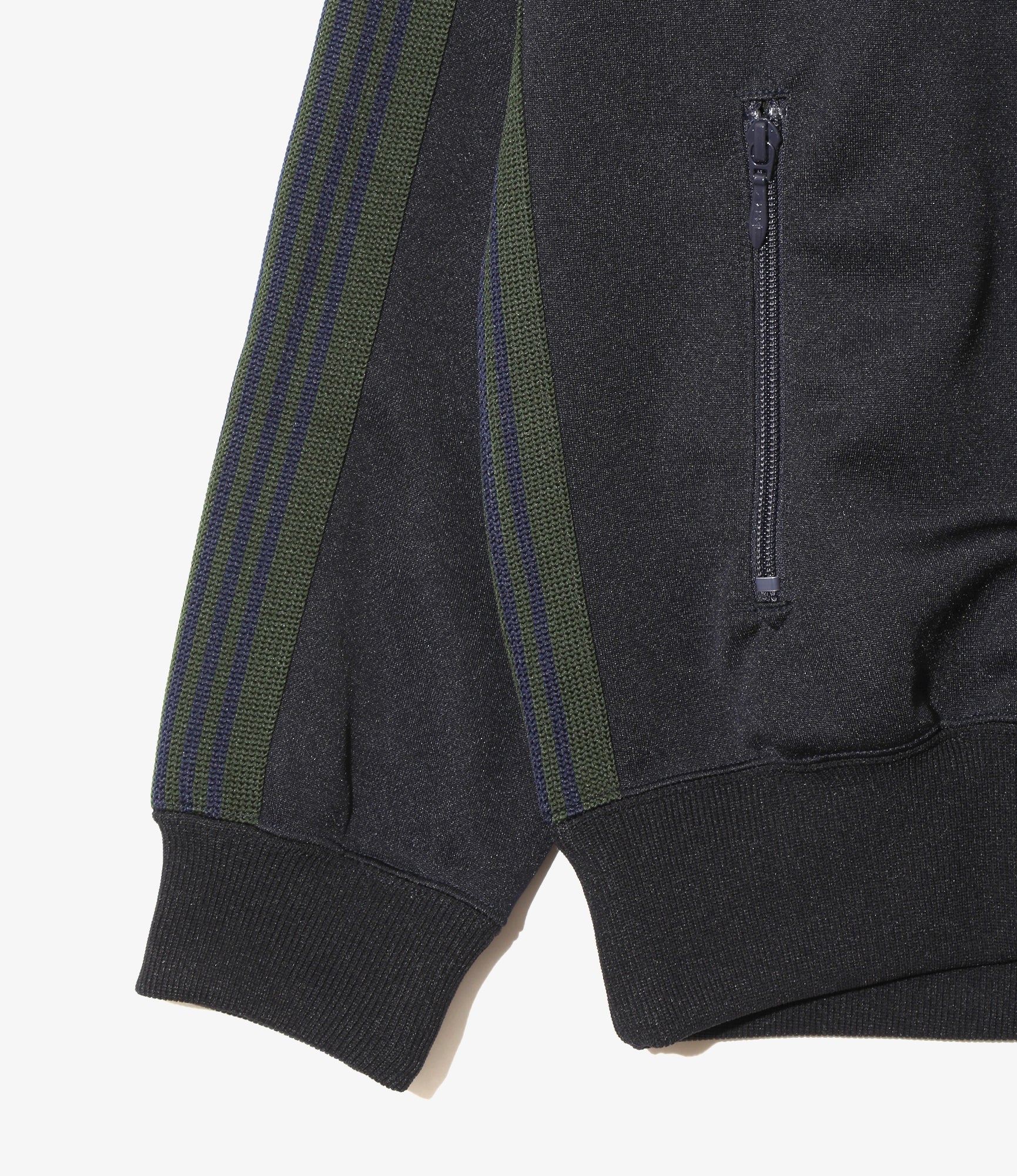 Track Jacket - Navy Poly Smooth