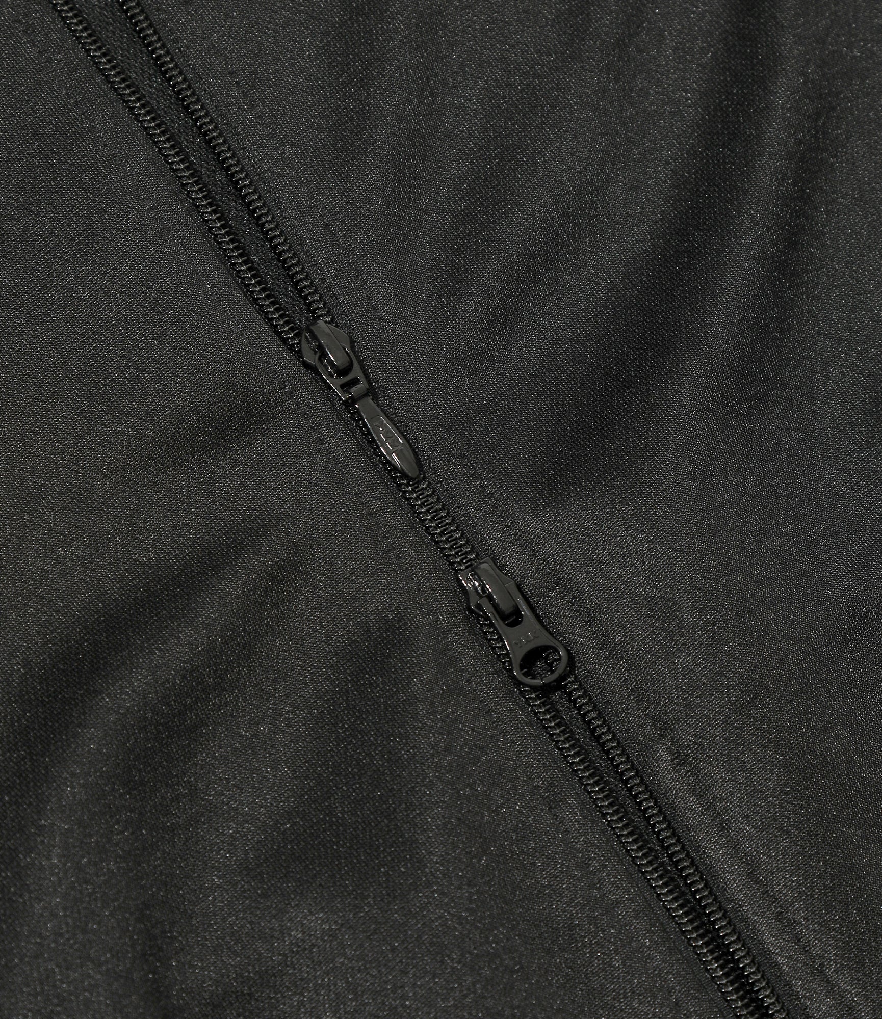 Track Jacket - Black Poly Smooth