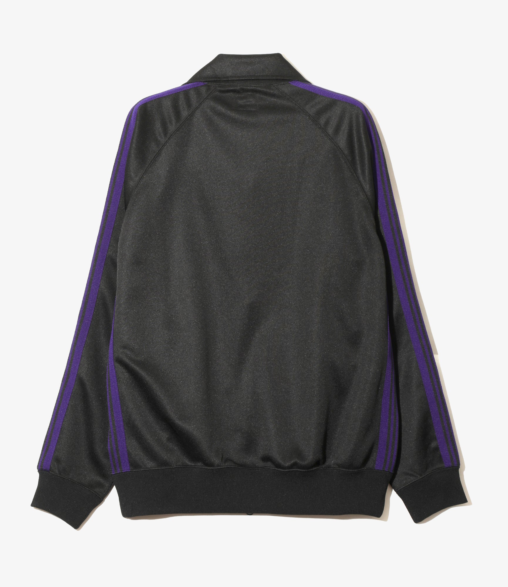 Track Jacket - Black Poly Smooth