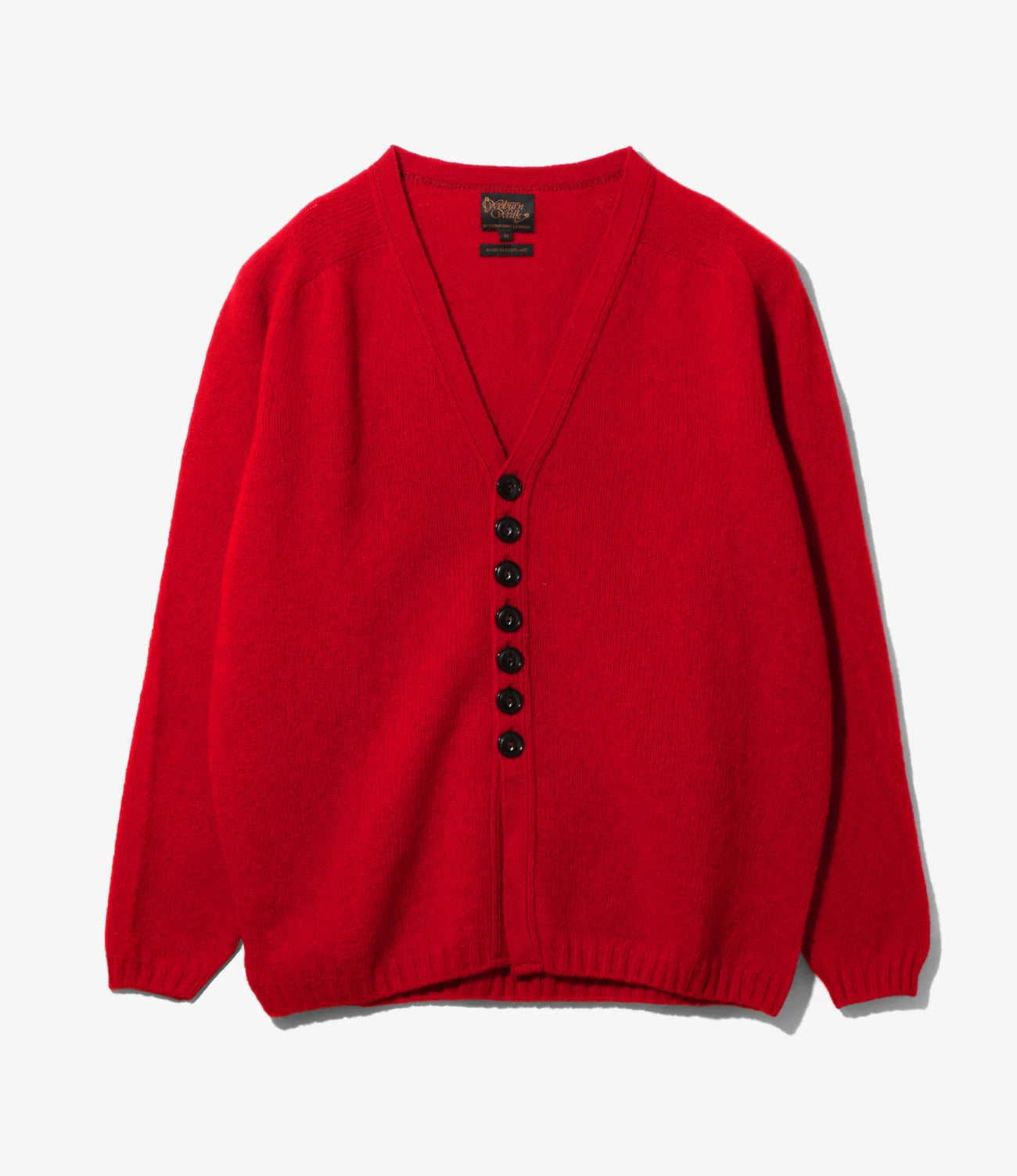 Fisherman Cardigan – Cardinal Shetland Wool