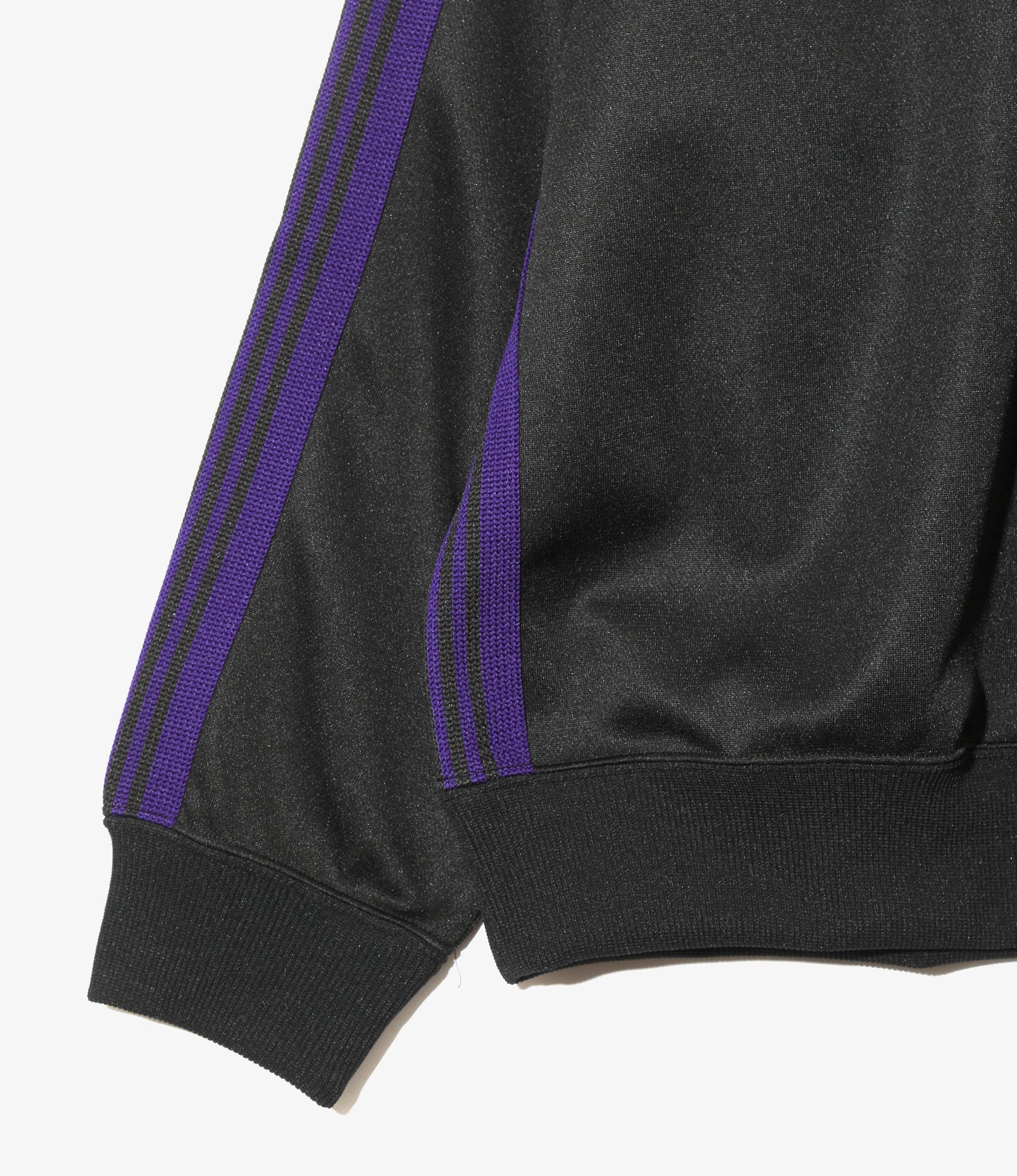 Track Crew Neck Shirt - Black Poly Smooth