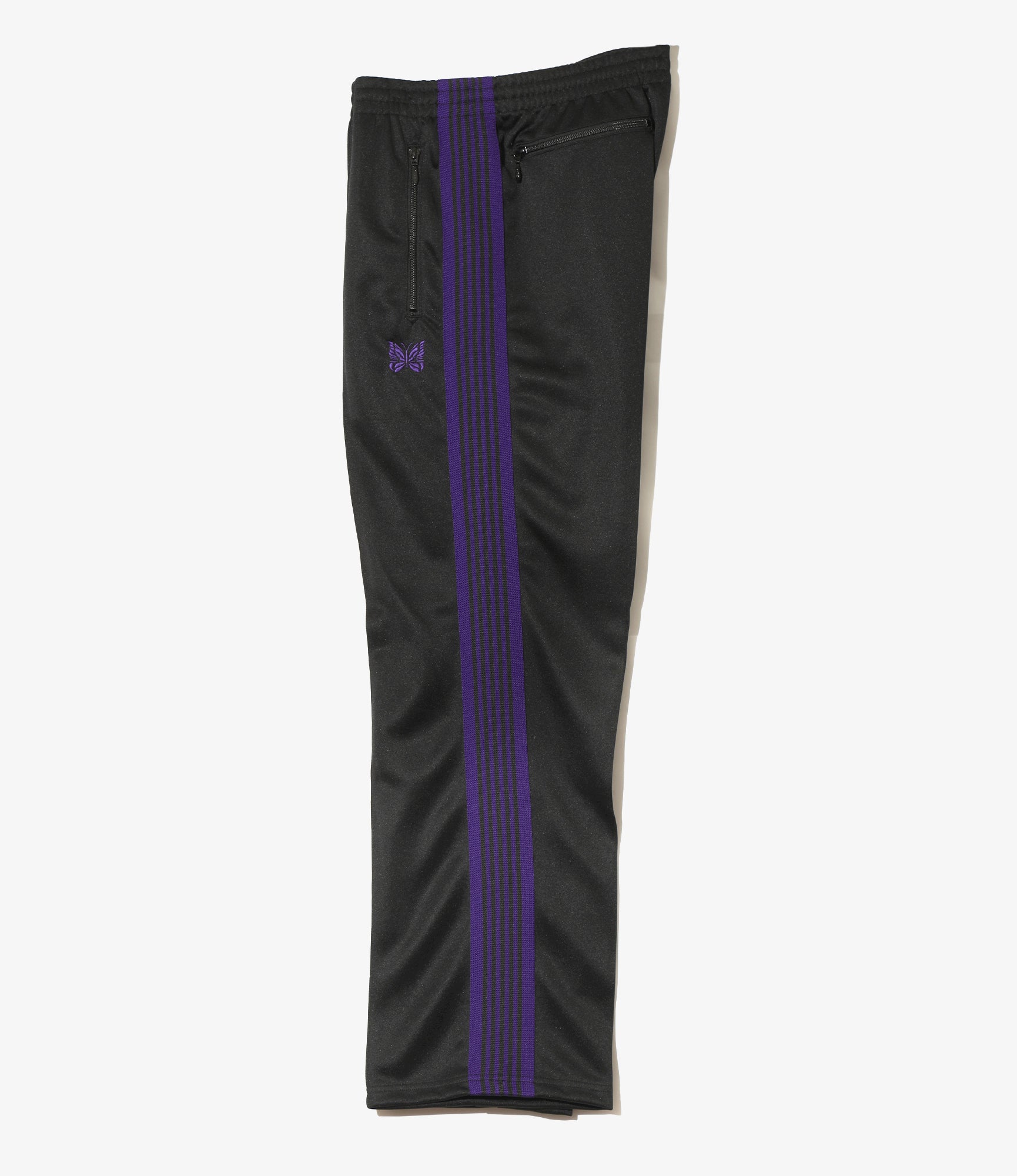 Track Pant - Black Poly Smooth