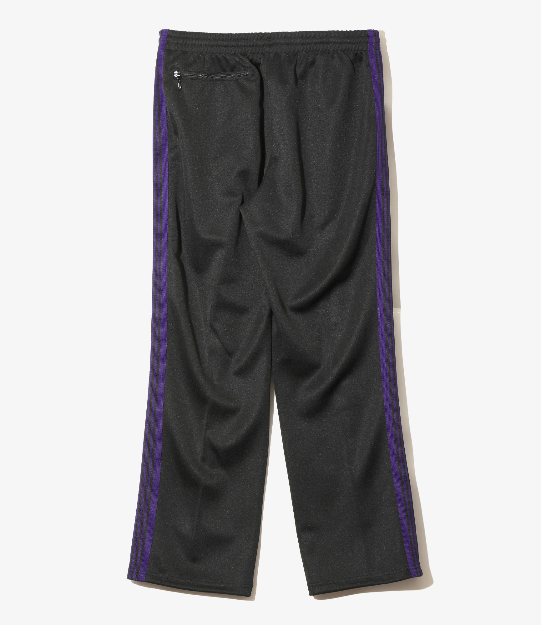 Track Pant - Black Poly Smooth