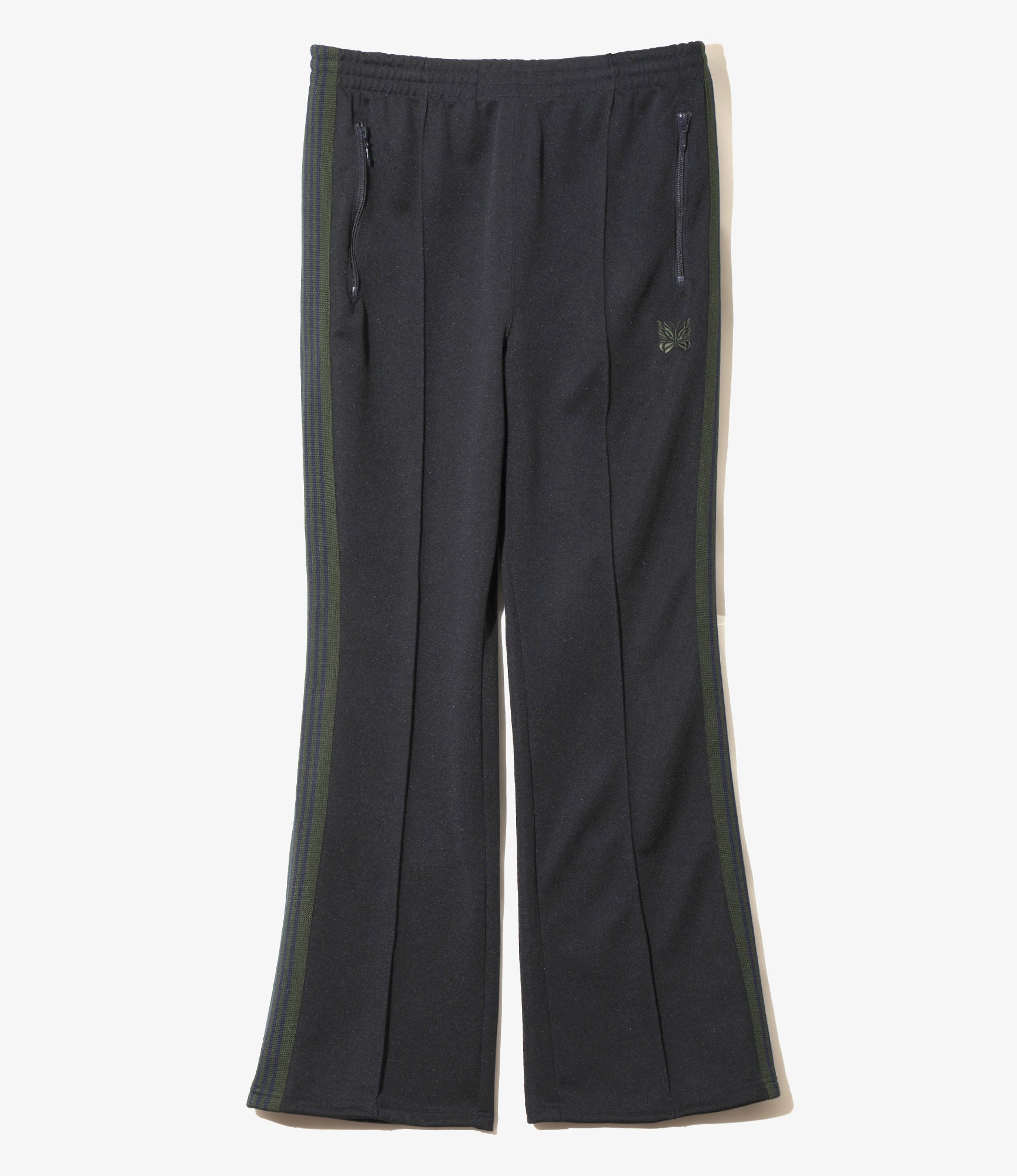 Boot Cut Track Pant - Navy Poly Smooth