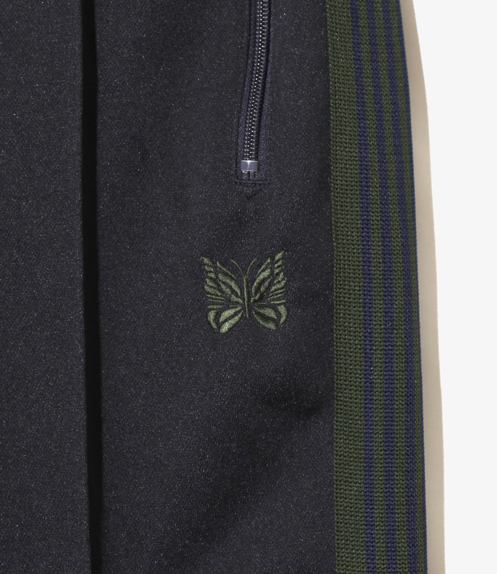 Boot Cut Track Pant - Navy Poly Smooth