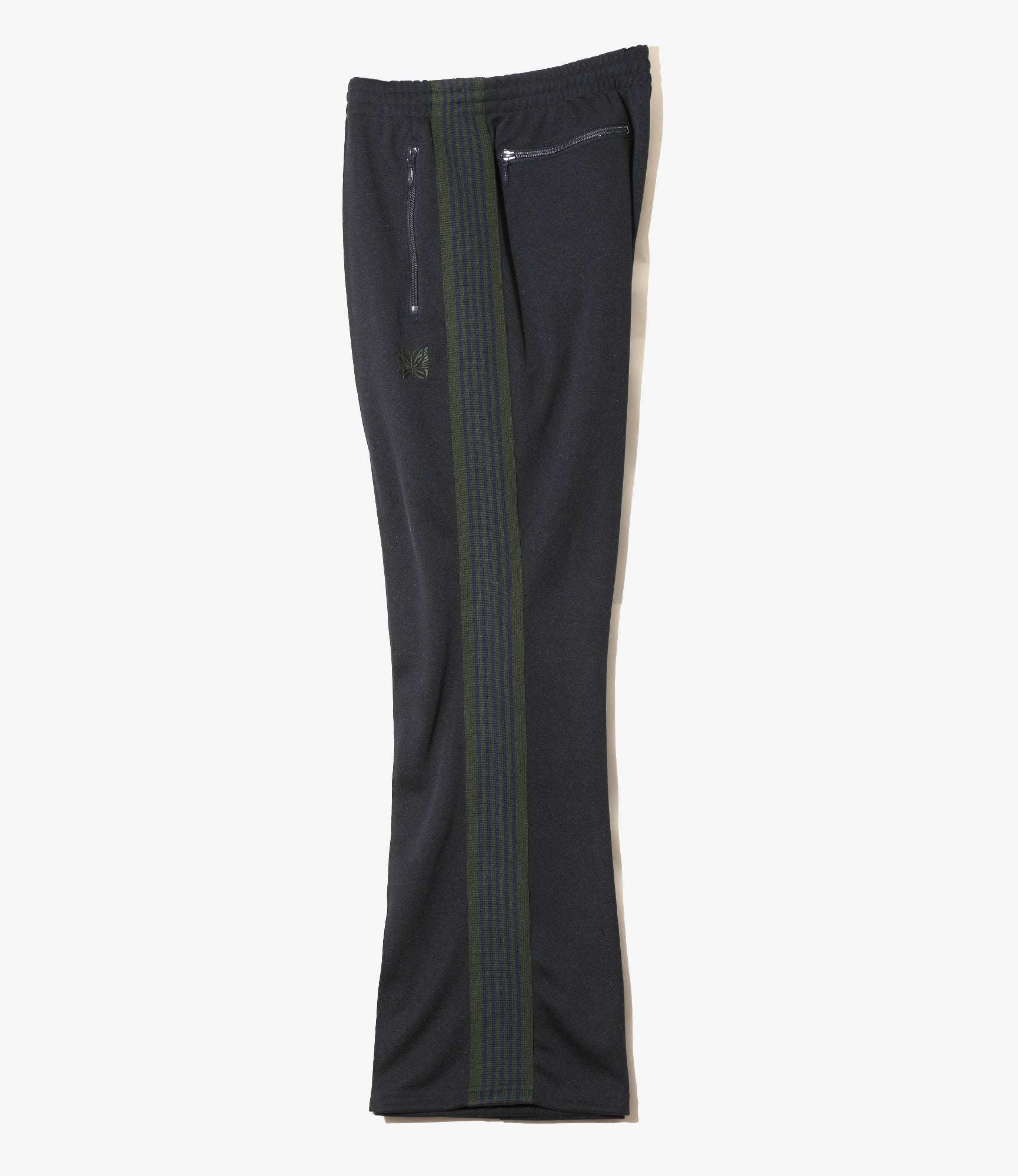 Boot Cut Track Pant - Navy Poly Smooth