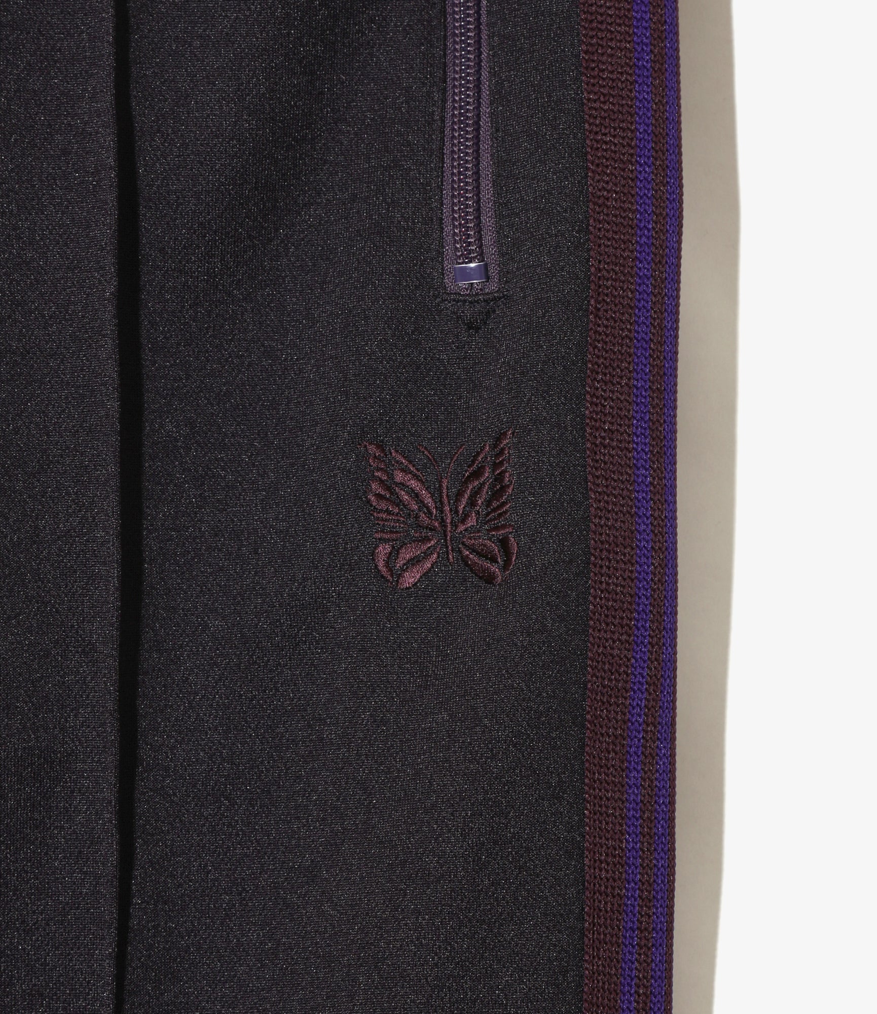 Boot Cut Track Pant - Purple Poly Smooth